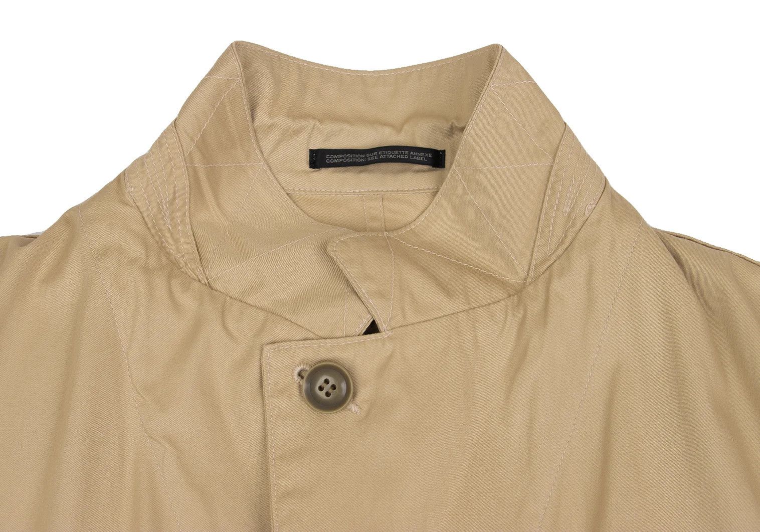 Yohji Yamamoto Yohji Yamamoto 4B Patch Pocket Long Jacket Size US XL / EU 56 / 4 - 8 Thumbnail