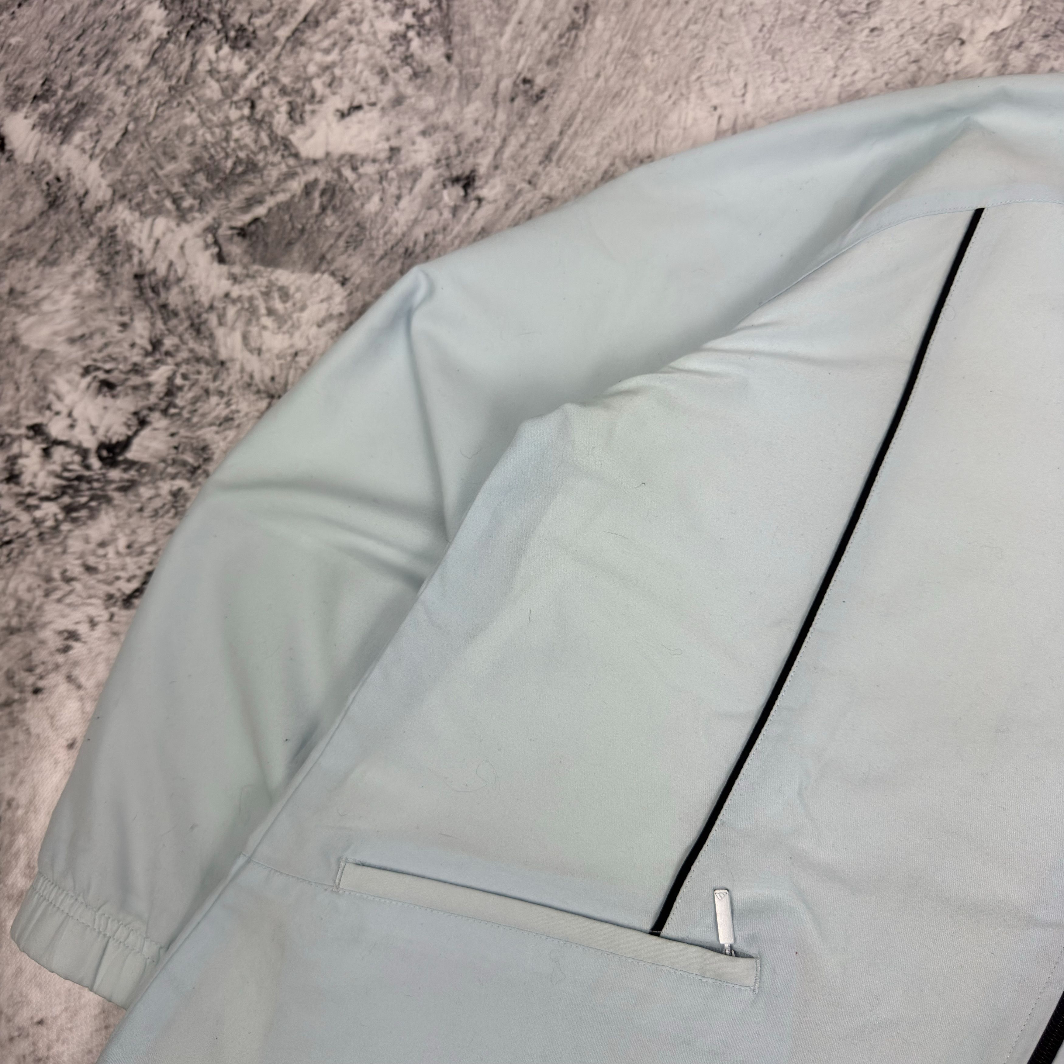 Adidas Adidas Men's Light Blue Full Zip Windbreaker Jacket Large Size US L / EU 52-54 / 3 - 5 Thumbnail