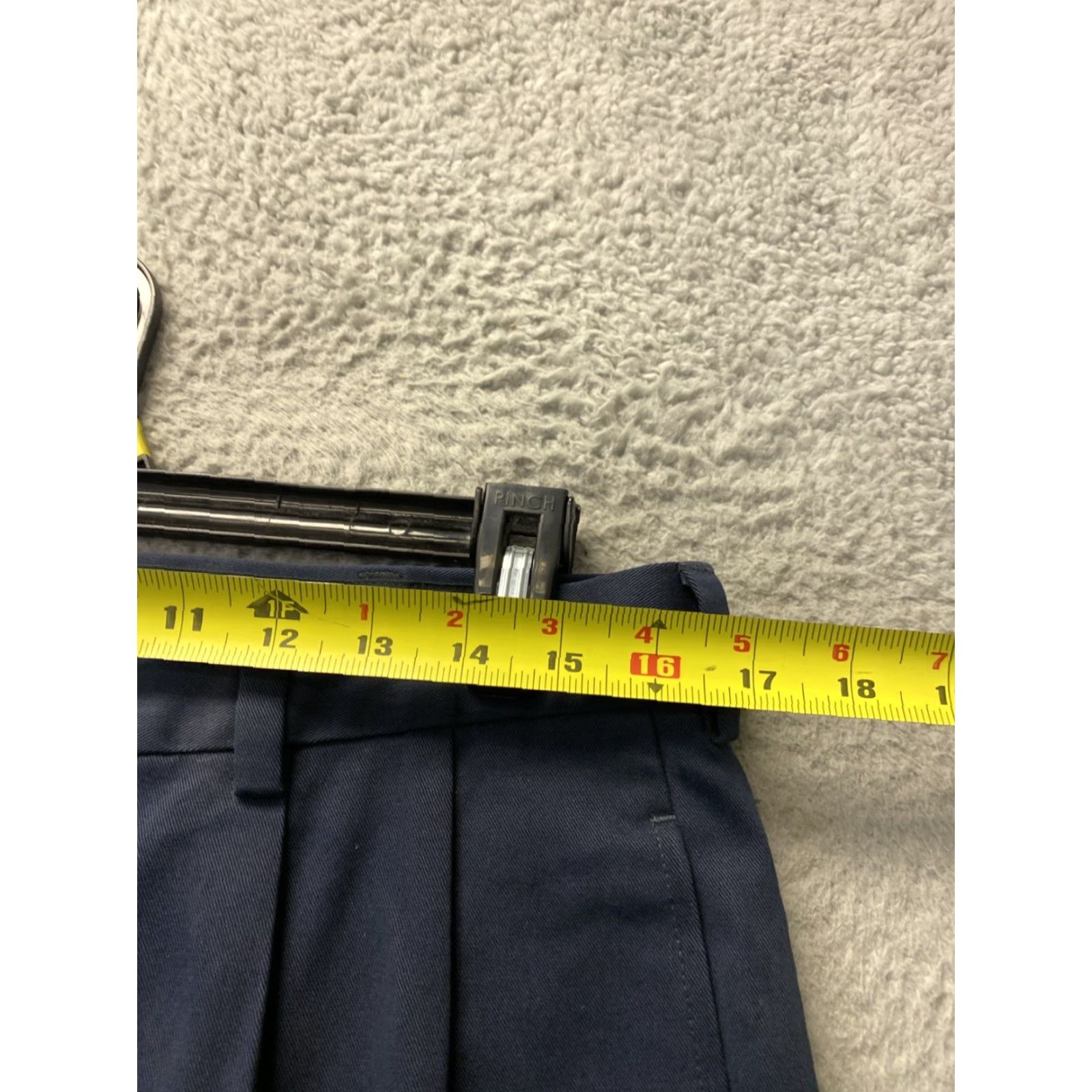 Brooks Brothers Brooks Brothers Chino Pants Men 34x33.5 Navy Pleated Straight Leg Dress Pants Mens 34 Navy Size US 34 / EU 50 - 3 Thumbnail