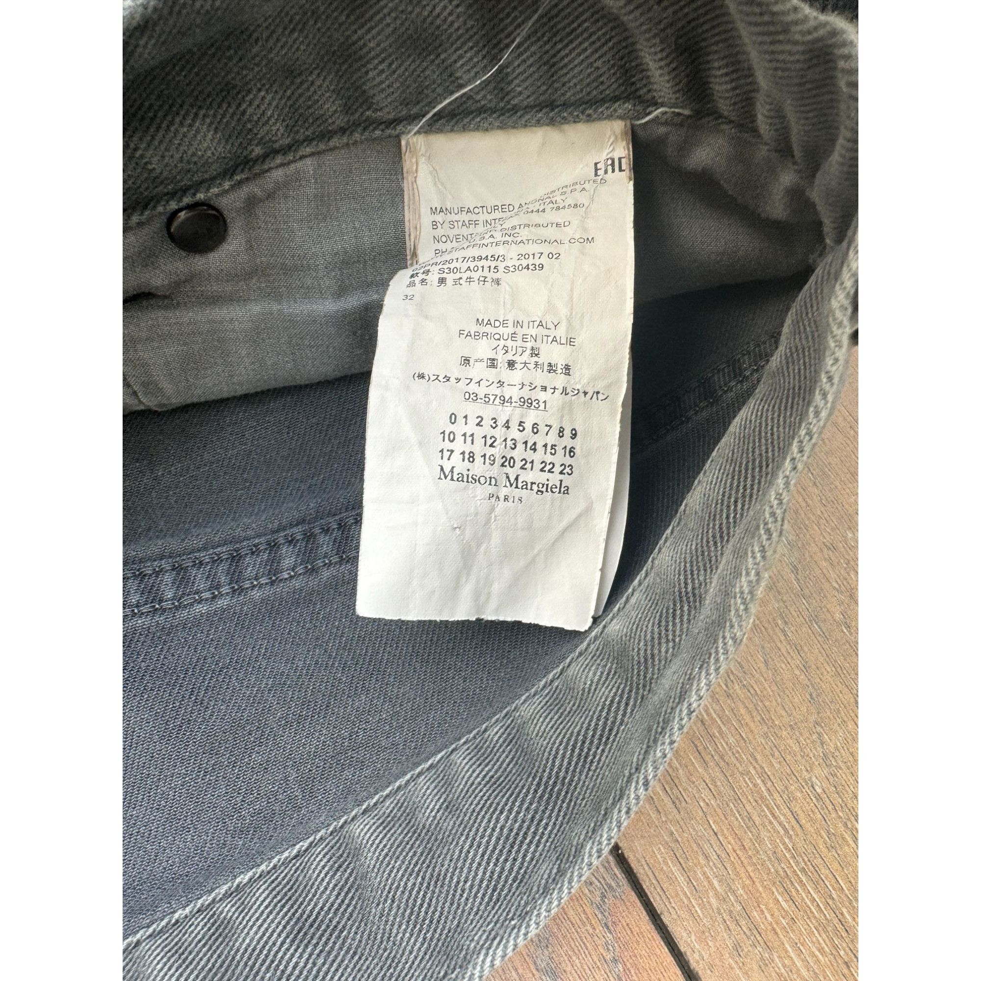 Maison Margiela 4 Stitches Grey Denim jeans Size US 32 / EU 48 - 5 Thumbnail