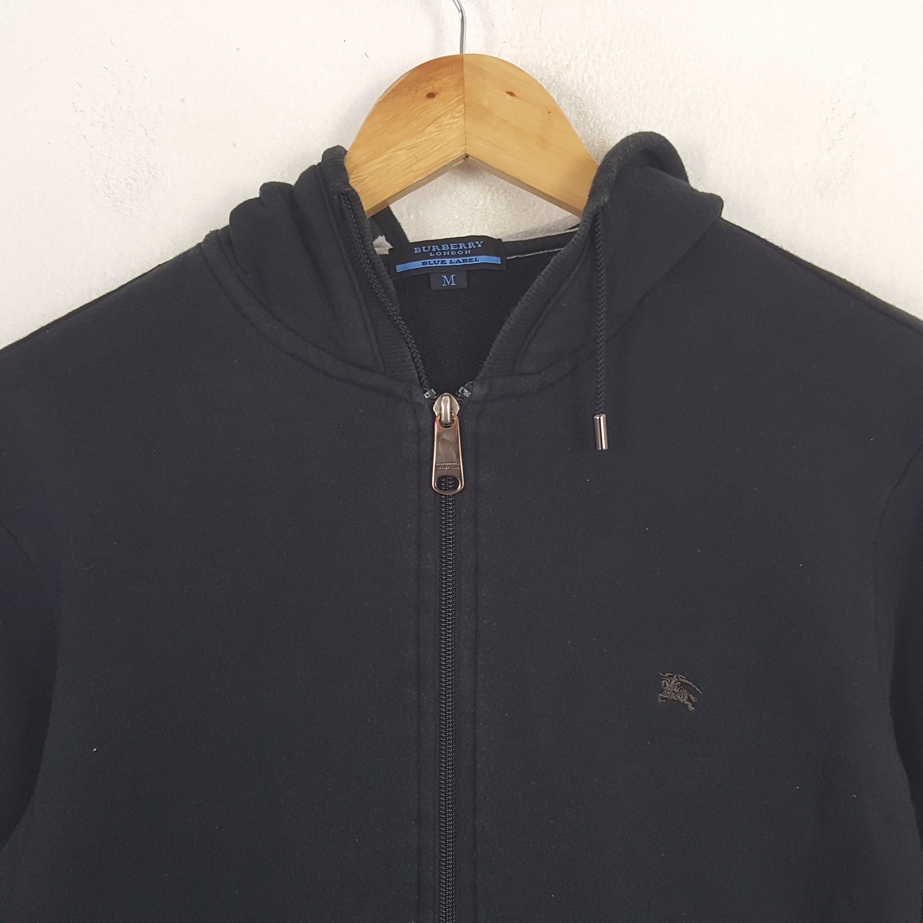 Burberry × Vintage Vintage Burberry London Blue Label Designer Hoodie Jacket Size S / US 4 / IT 40 - 4 Thumbnail