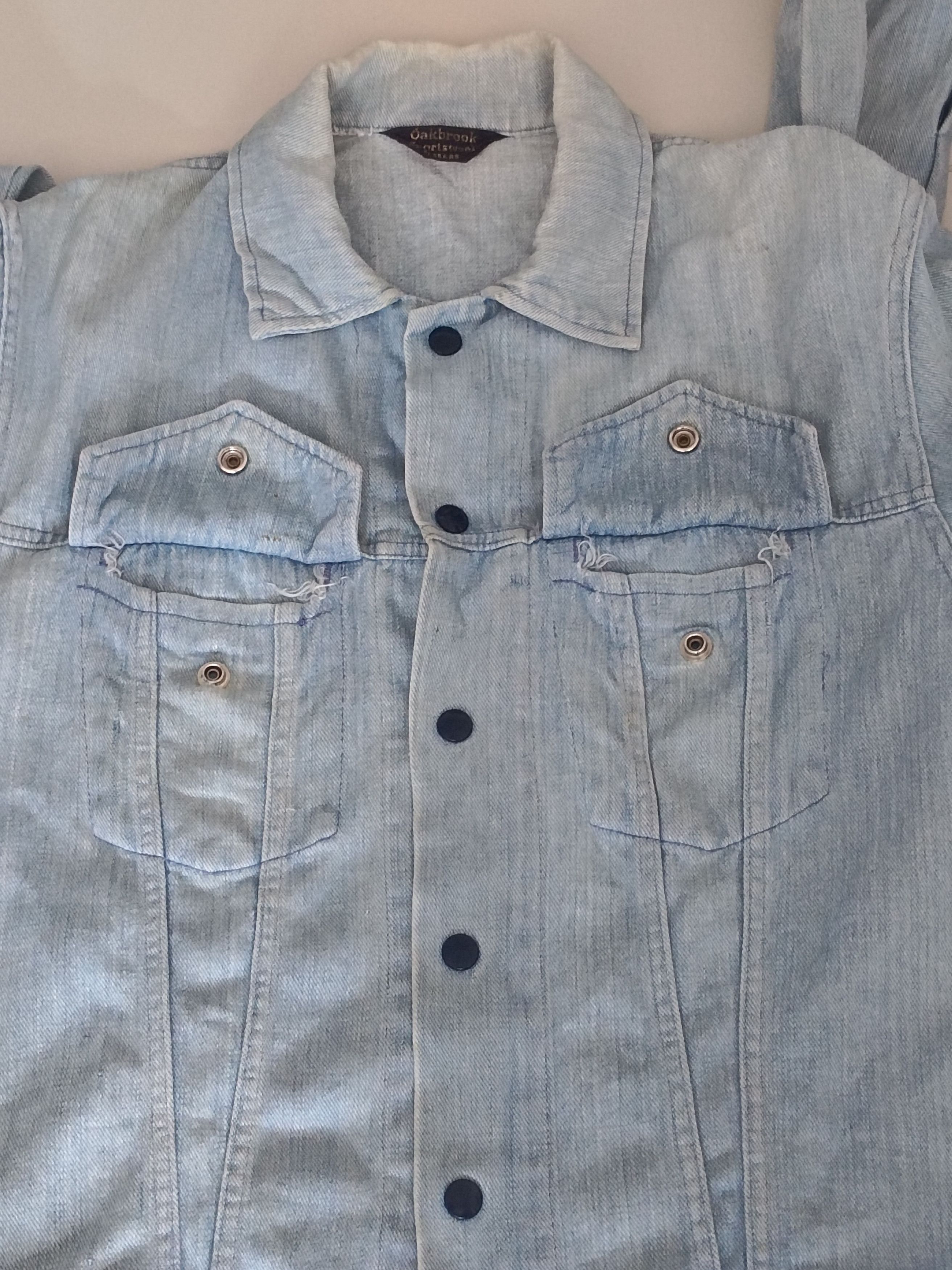 Sears × Vintage Vintage 70s Sears Oakbrook Sportswear Denim Jacket Size US L / EU 52-54 / 3 - 6 Thumbnail