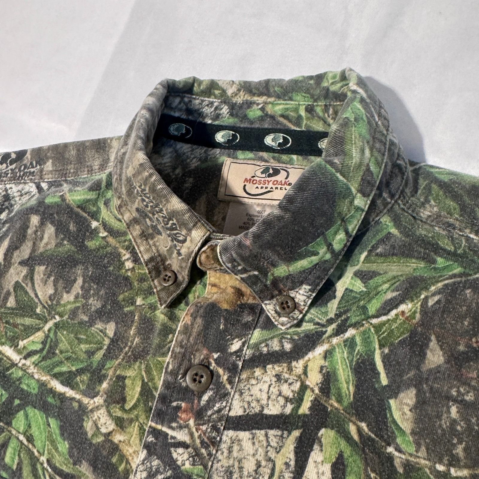 Mossy Oaks Mossy Oak Vintage 90s Woodland Camo Hunting Shirt Button Up Size US M / EU 48-50 / 2 - 4 Thumbnail