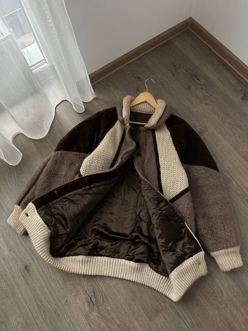 Japanese Brand × Les Copains × Vintage Vintage Japanese Mohair Alpaca Beige Les Copains Jacket Size US L / EU 52-54 / 3 - 11 Thumbnail