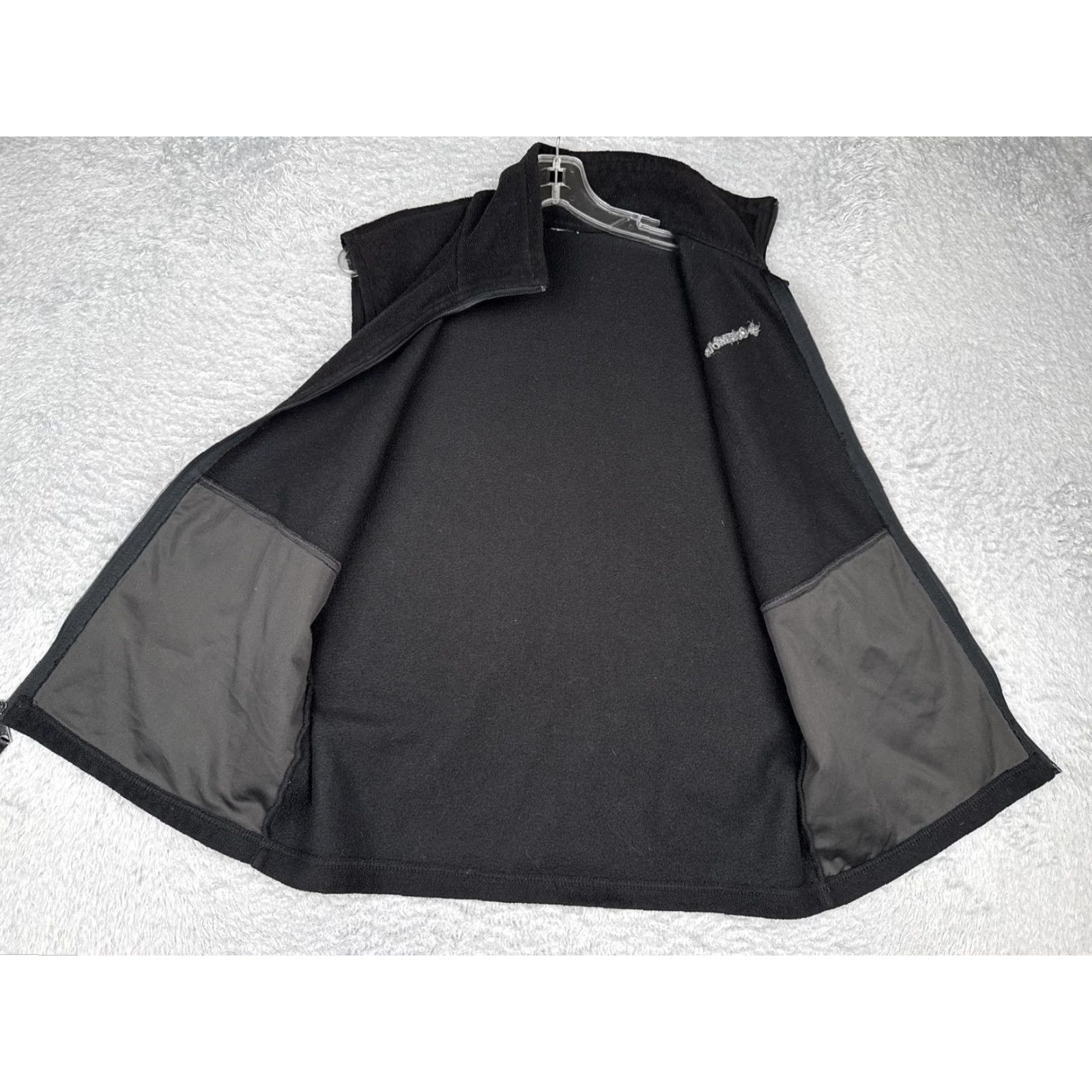 Vintage Columbia Vest Mens Small Black Fleece Full Zip Outdoor Layer Zip Pockets Poly Size US S / EU 44-46 / 1 - 2 Thumbnail