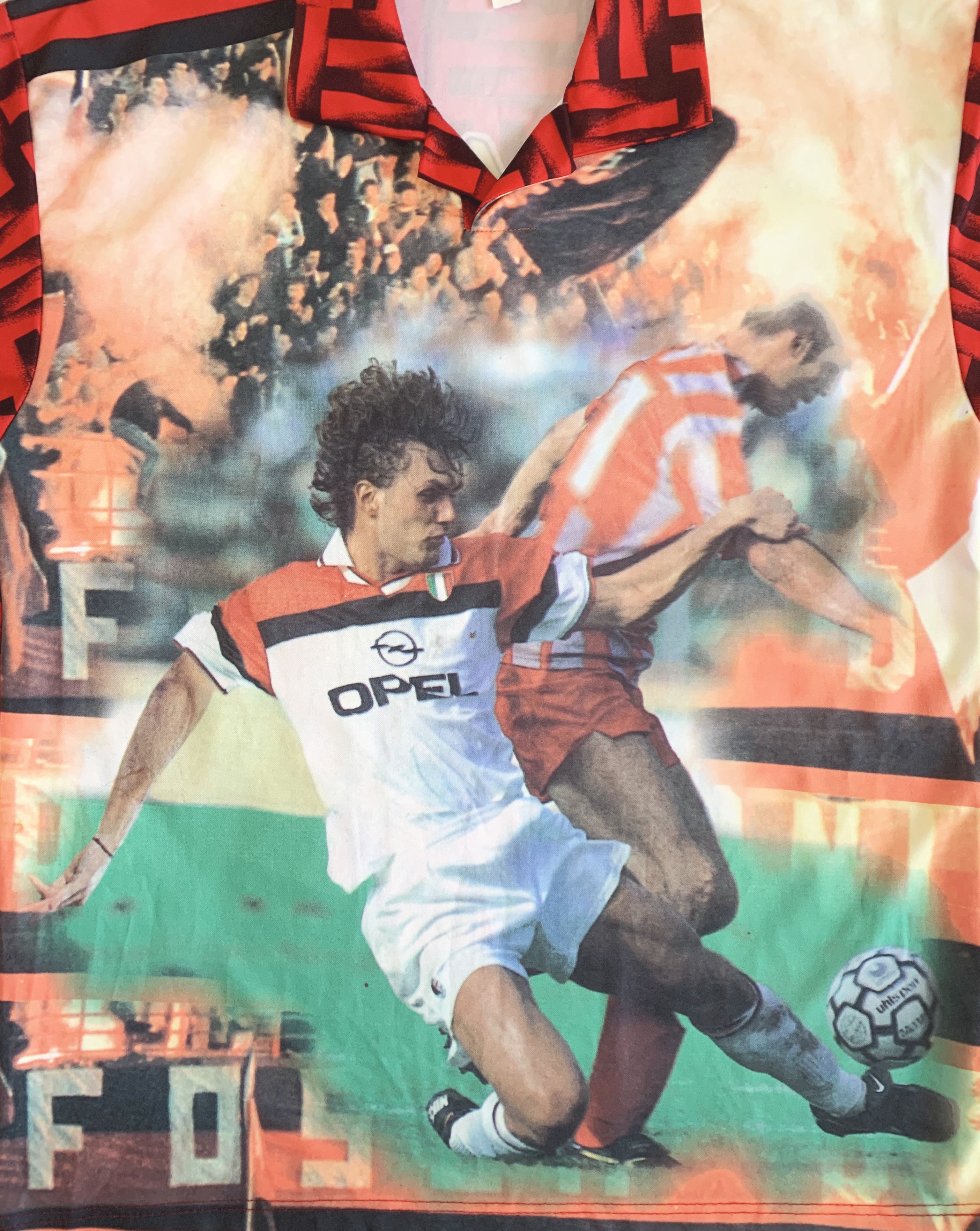Vintage 90s MALDINI Jersey Football Soccer Kit AC Milan Fanimation Size US XL / EU 56 / 4 - 4 Thumbnail