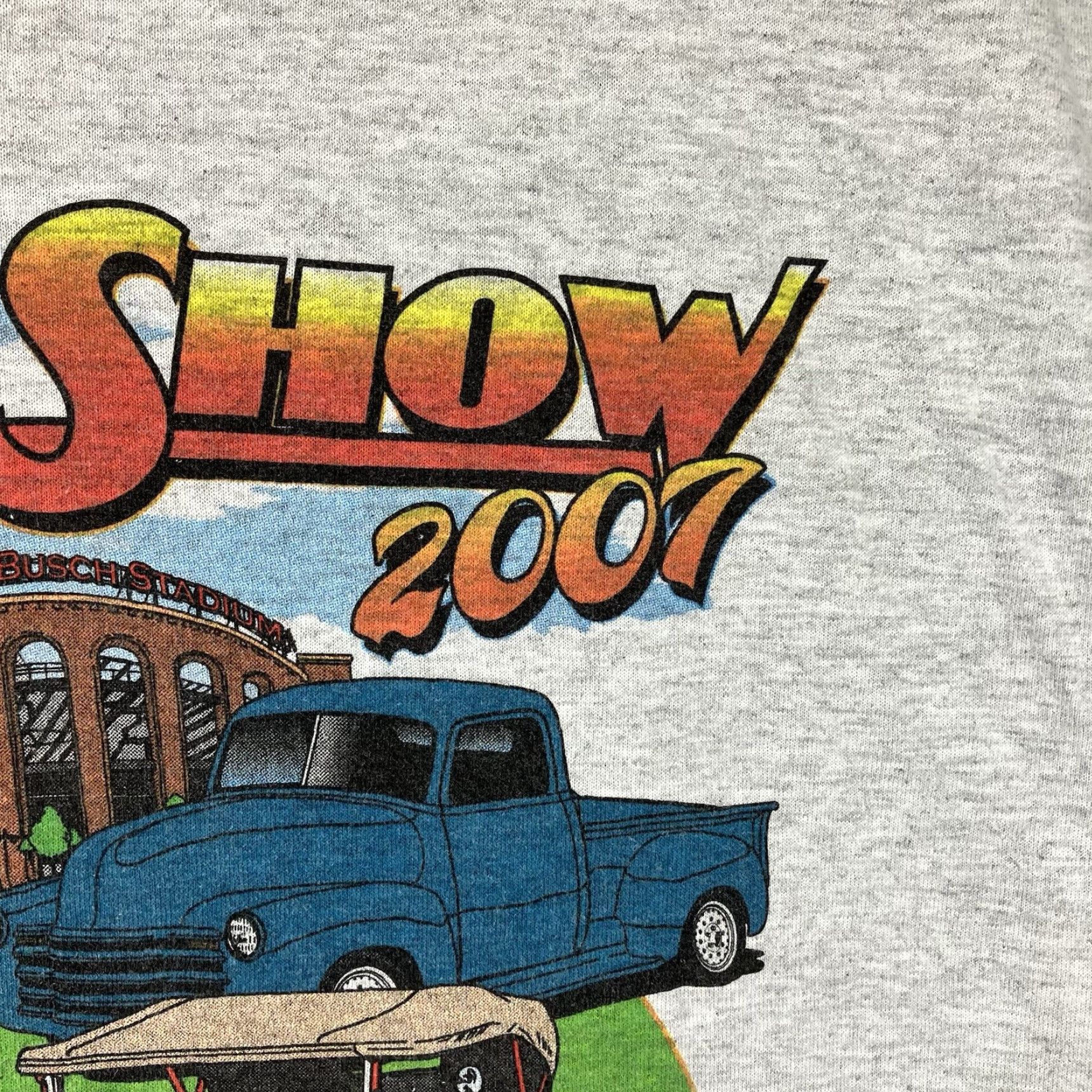 Jerzees VINTAGE Mens T-Shirt Street Rod Logo 2007 St. Louis Short Sleeve Crew Neck Gray L JERZEES Regular Mens Size US L / EU 52-54 / 3 - 6 Thumbnail