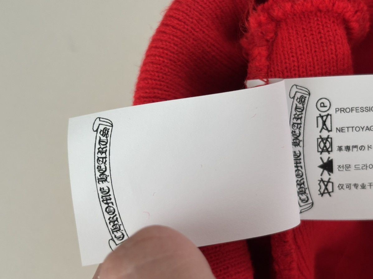 Chrome Hearts Chrome Hearts Red Watch Cap Beanie Size ONE SIZE - 4 Thumbnail