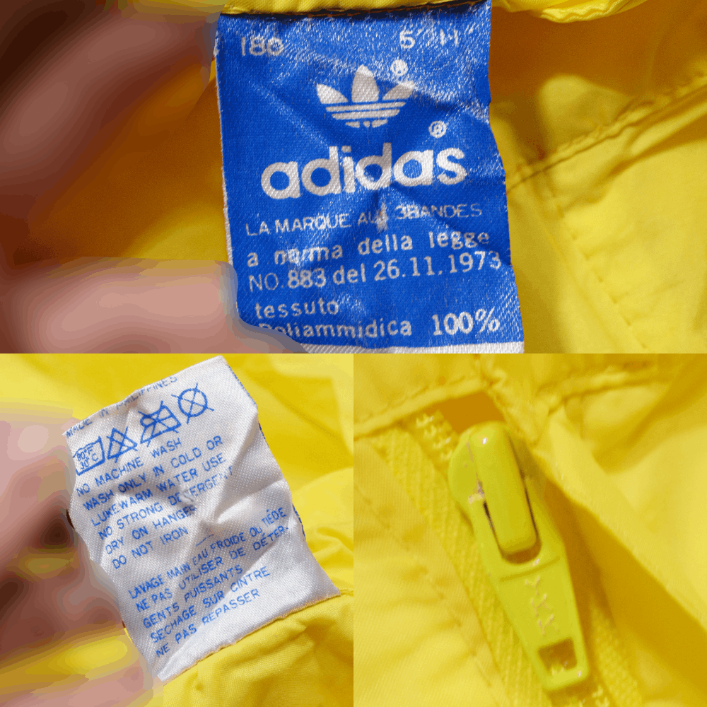 Adidas 80S Logo Nylon Jacket Size US L / EU 52-54 / 3 - 8 Thumbnail