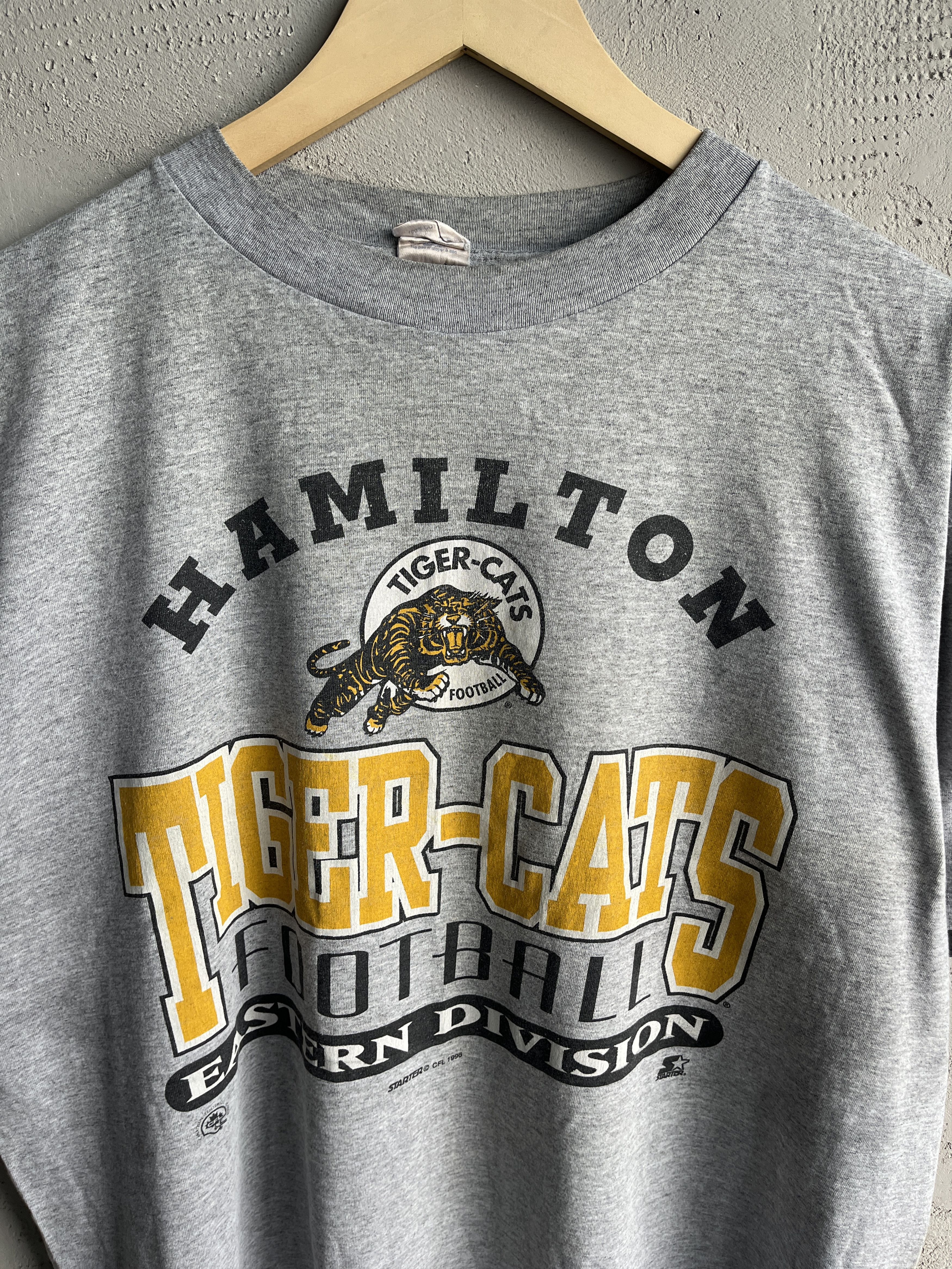 Starter × Vintage Vintage Starter 1996 Hamilton Tiger Cats CFL Graphic T Shirt Size US L / EU 52-54 / 3 - 2 Thumbnail