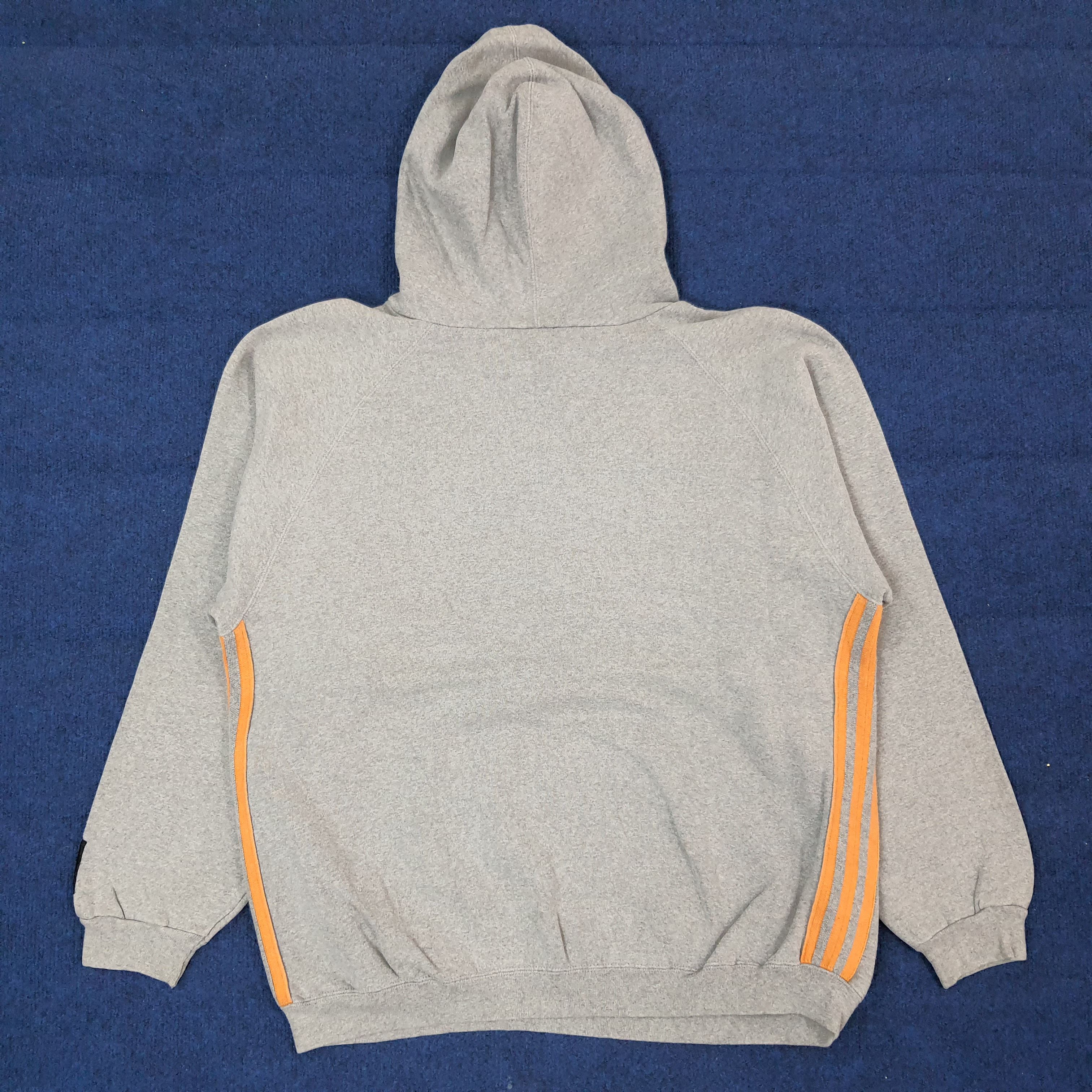 Adidas Vintage Adidas Tennessee Vols Gray Hooded Sweatshirt C256N8 Size US XL / EU 56 / 4 - 4 Thumbnail