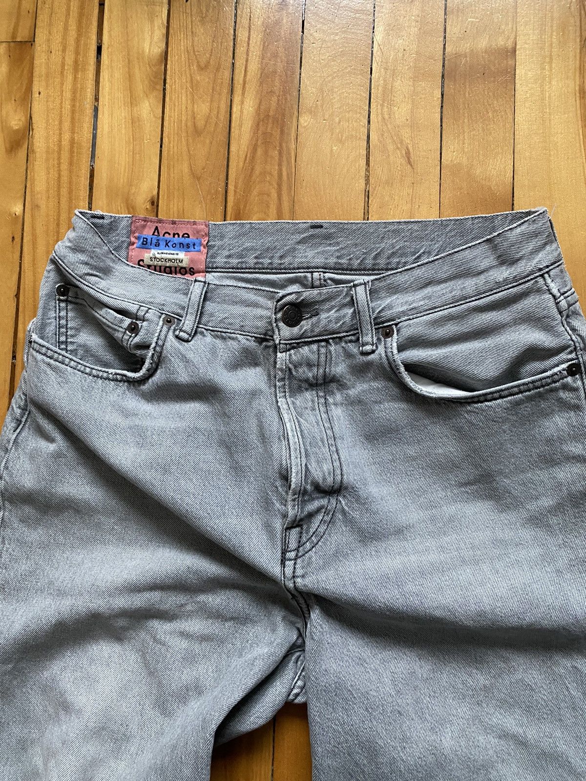 Acne Studios Mace Stone Grey Acne jeans Size US 30 / EU 46 - 3 Thumbnail