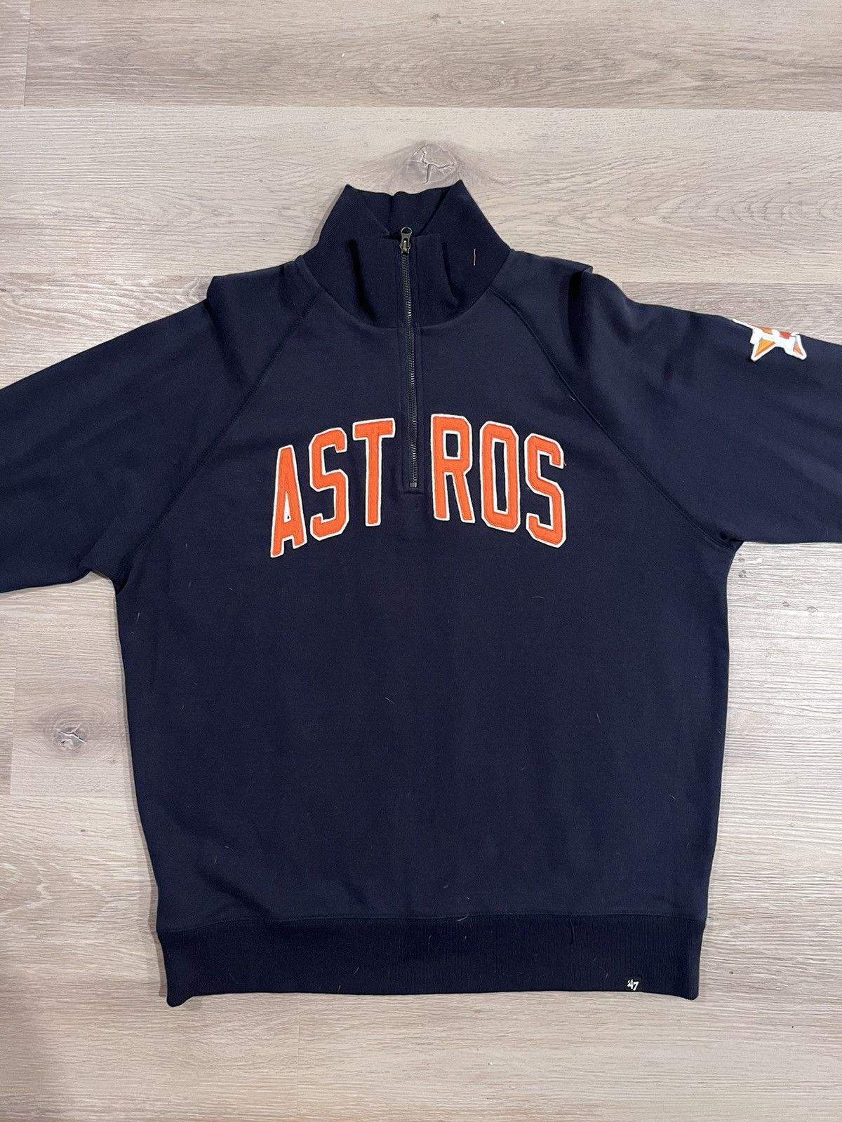 47 × 47 Brand × MLB Houston Astros Quarter Zip Jacket Size US L / EU 52-54 / 3 - 1 Thumbnail