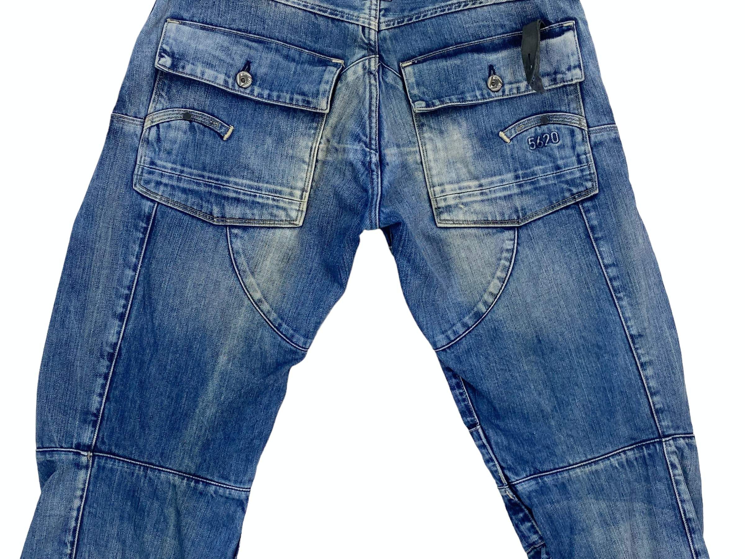 G-Star GStar Jeans Double Knee Distressed Jeans Pants Size US 31 - 7 Thumbnail