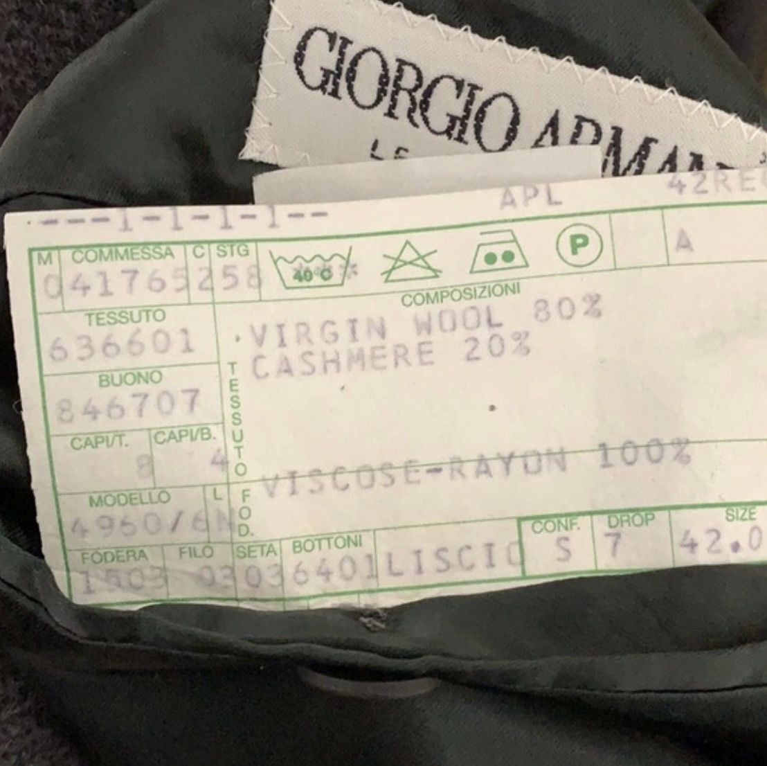 Giorgio Armani Giorgio Armani Double Breasted Overcoat Size US L / EU 52-54 / 3 - 4 Thumbnail