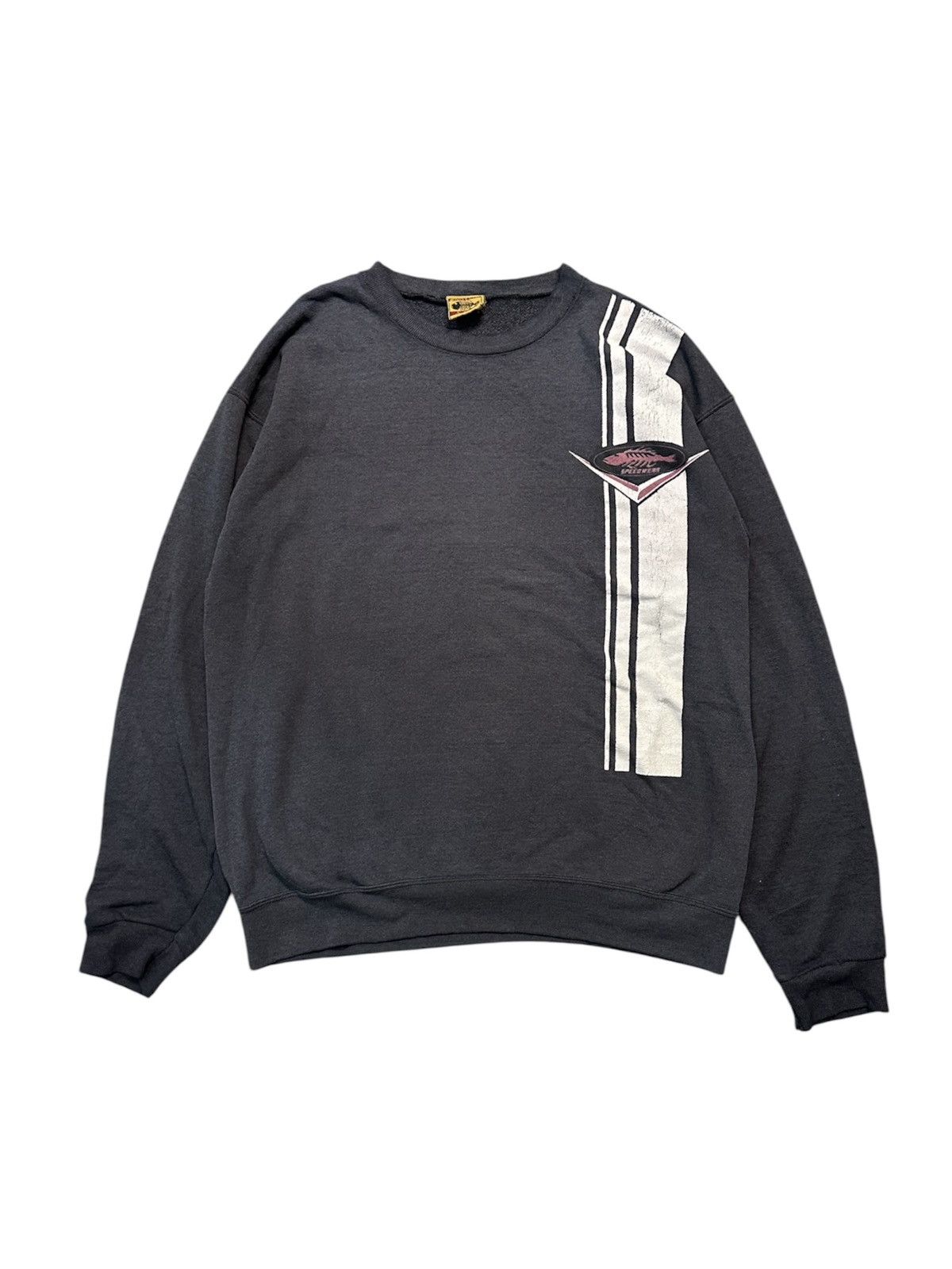 Vintage 1980 - Vintage Bronze Age Skateboards Sweatshirts Fishbone Size US L / EU 52-54 / 3 - 1 Thumbnail