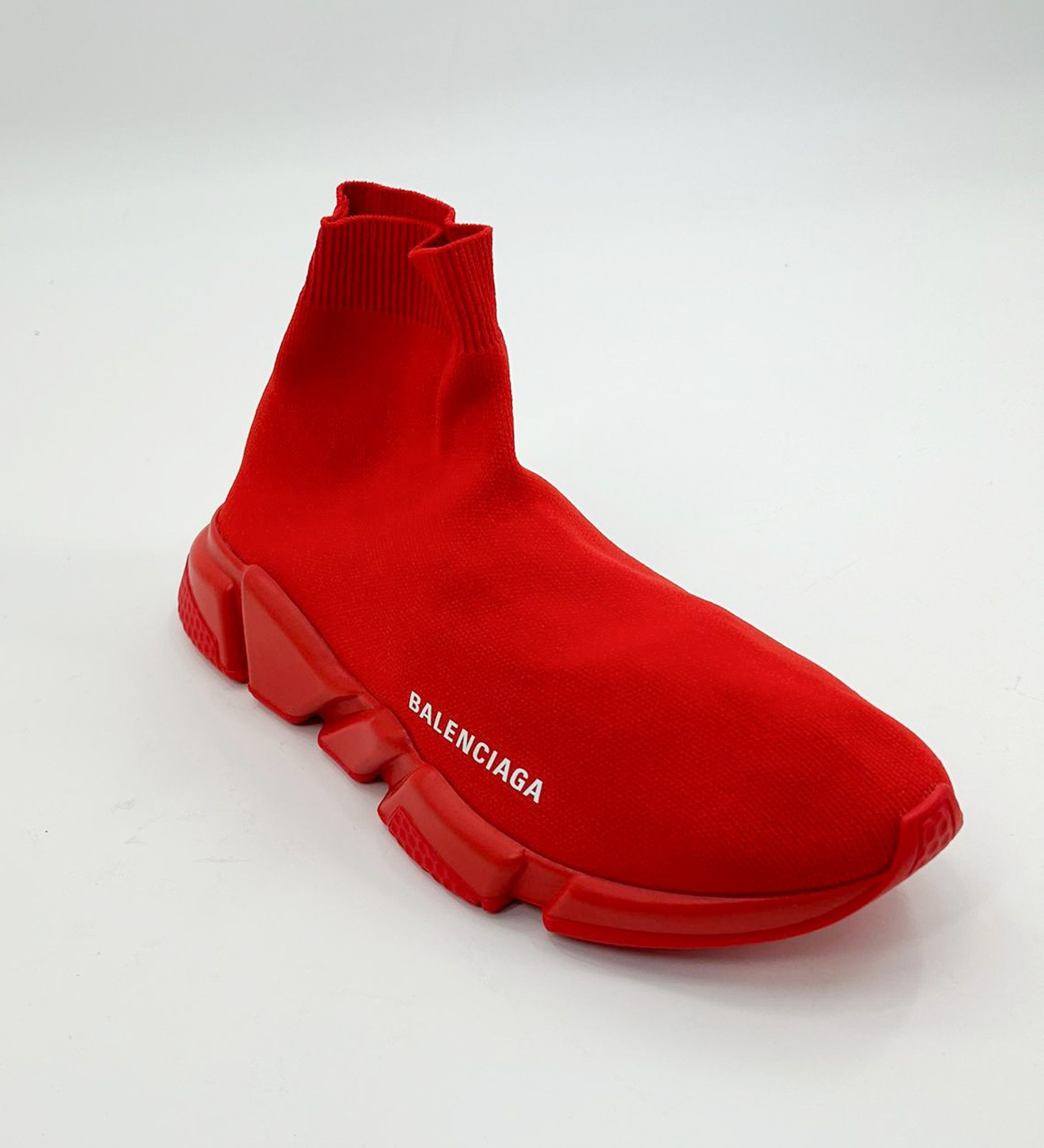 Balenciaga Balenciaga Speed Trainer 'Red' Size US 7 / EU 40 - 2 Thumbnail