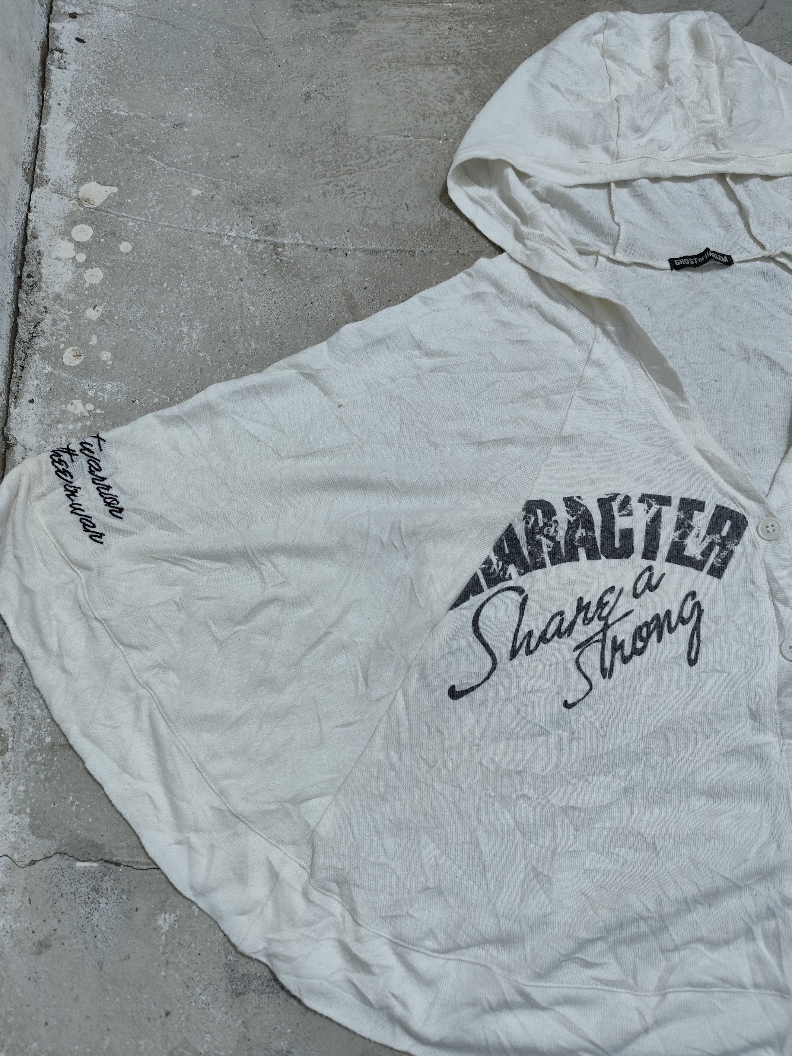 Beauty Beast × If Six Was Nine × Le Grande Bleu (L.G.B.) Ifsixwasnine style ghost of harlem lightweight hood cardigan Size M / US 6-8 / IT 42-44 - 2 Thumbnail