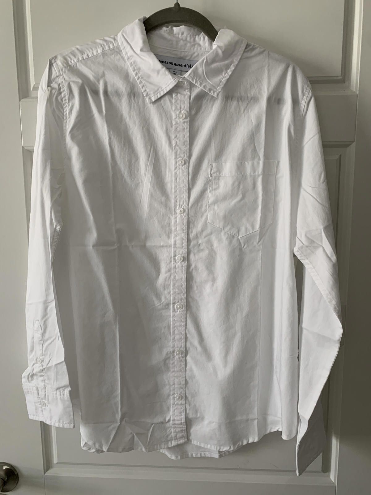 Other White Button Down Long Sleeve Shirt Size L / US 10 / IT 46 - 1 Thumbnail