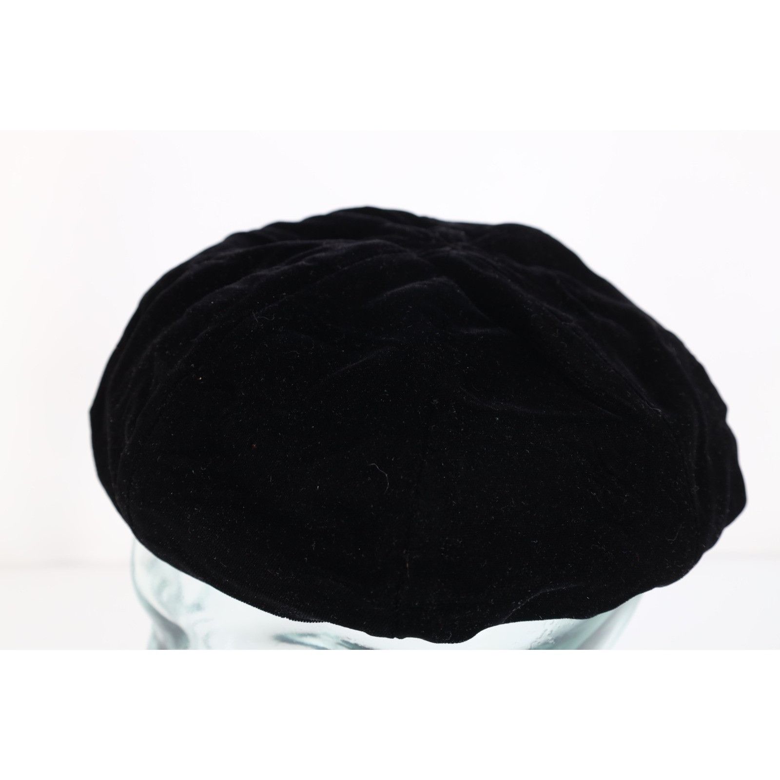 Vintage Vintage 50s 60s Blank Velvet Wedding Church Beret Hat Size ONE SIZE - 2 Thumbnail