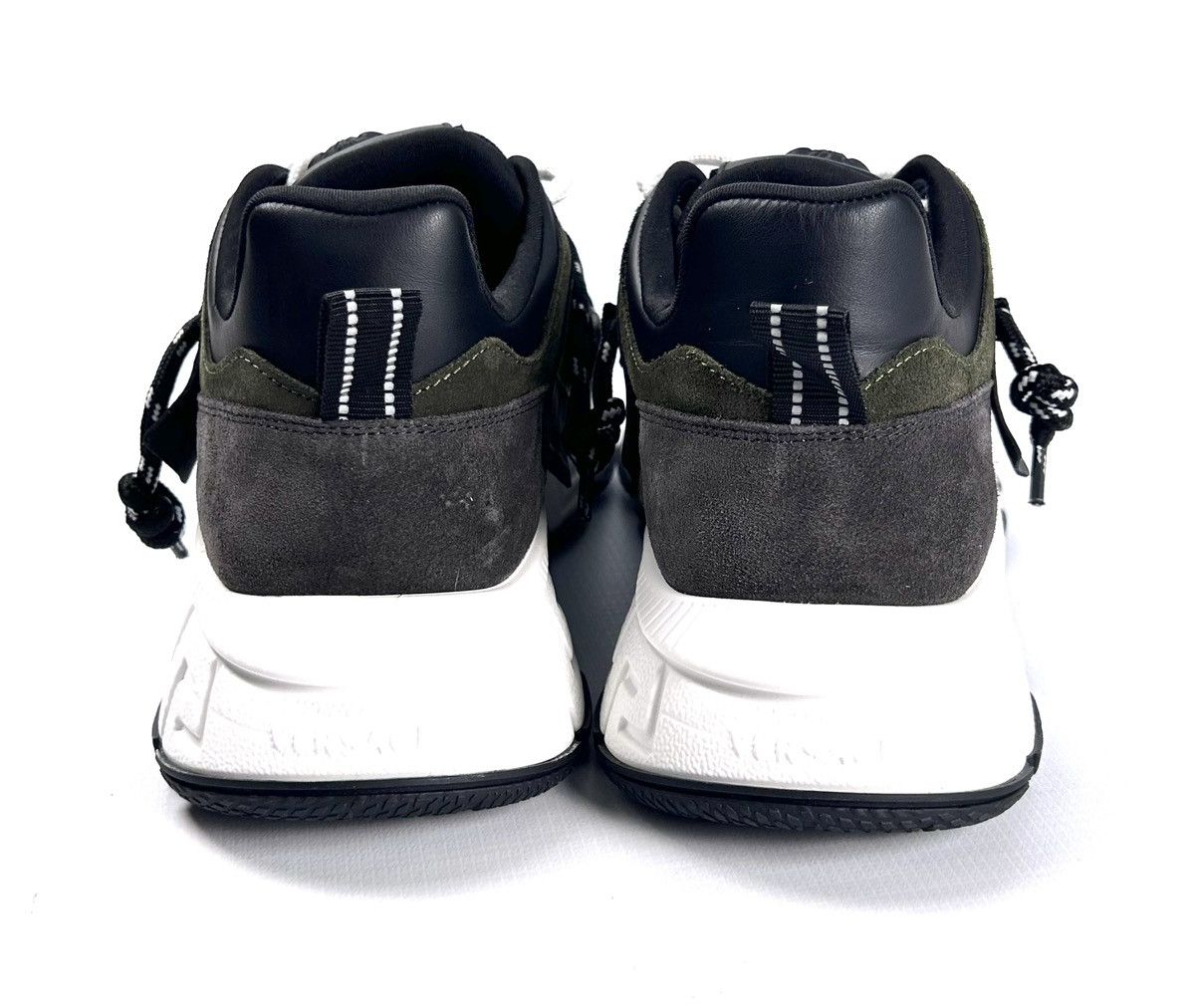 Versace Versace Trigreca Sneakers EU44/US11 Black Olive Green Italy Size US 11 / EU 44 - 6 Thumbnail