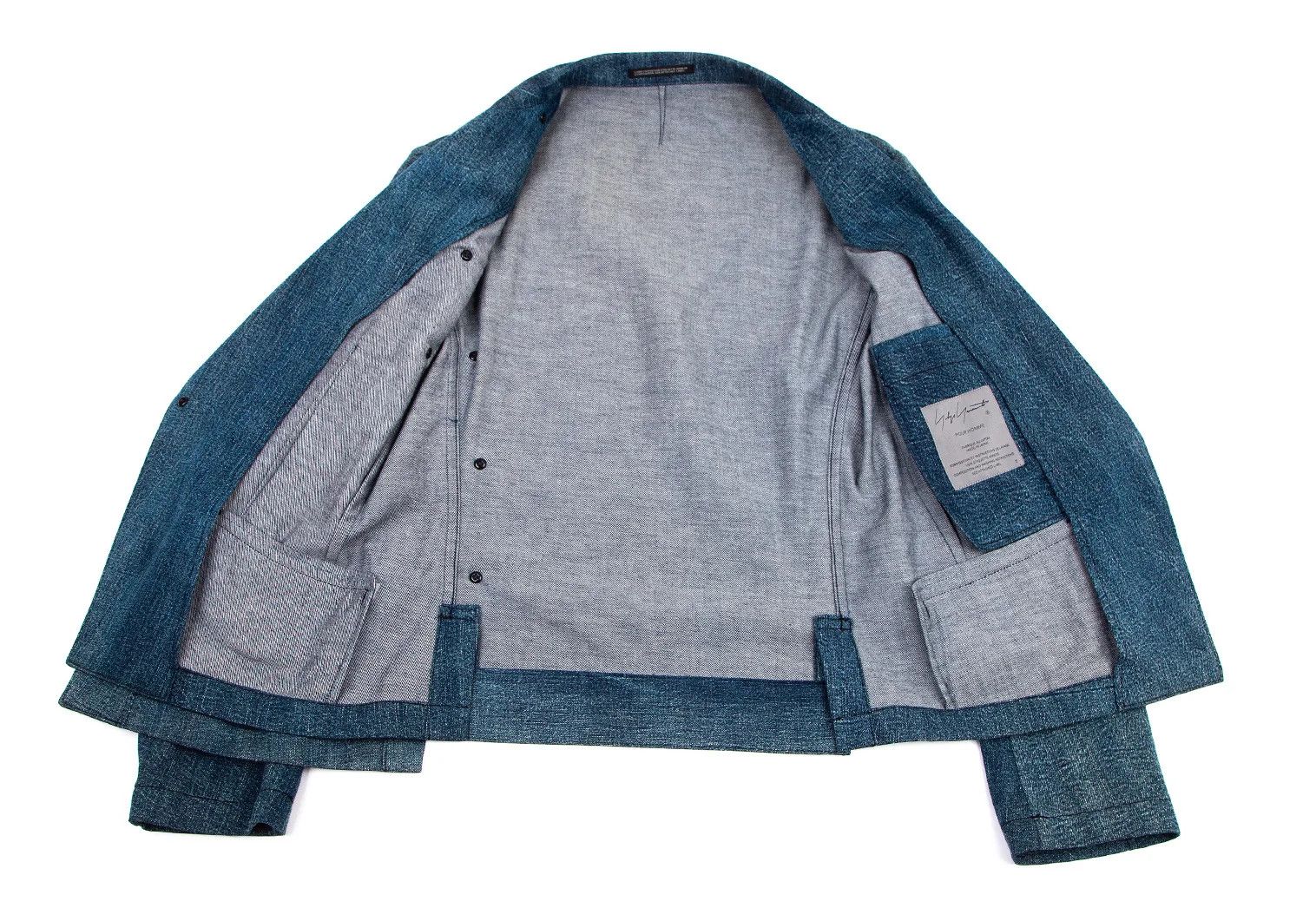 Yohji Yamamoto Yohji Yamamoto Layered Denim Jacket Indigo Size US M / EU 48-50 / 2 - 13 Thumbnail