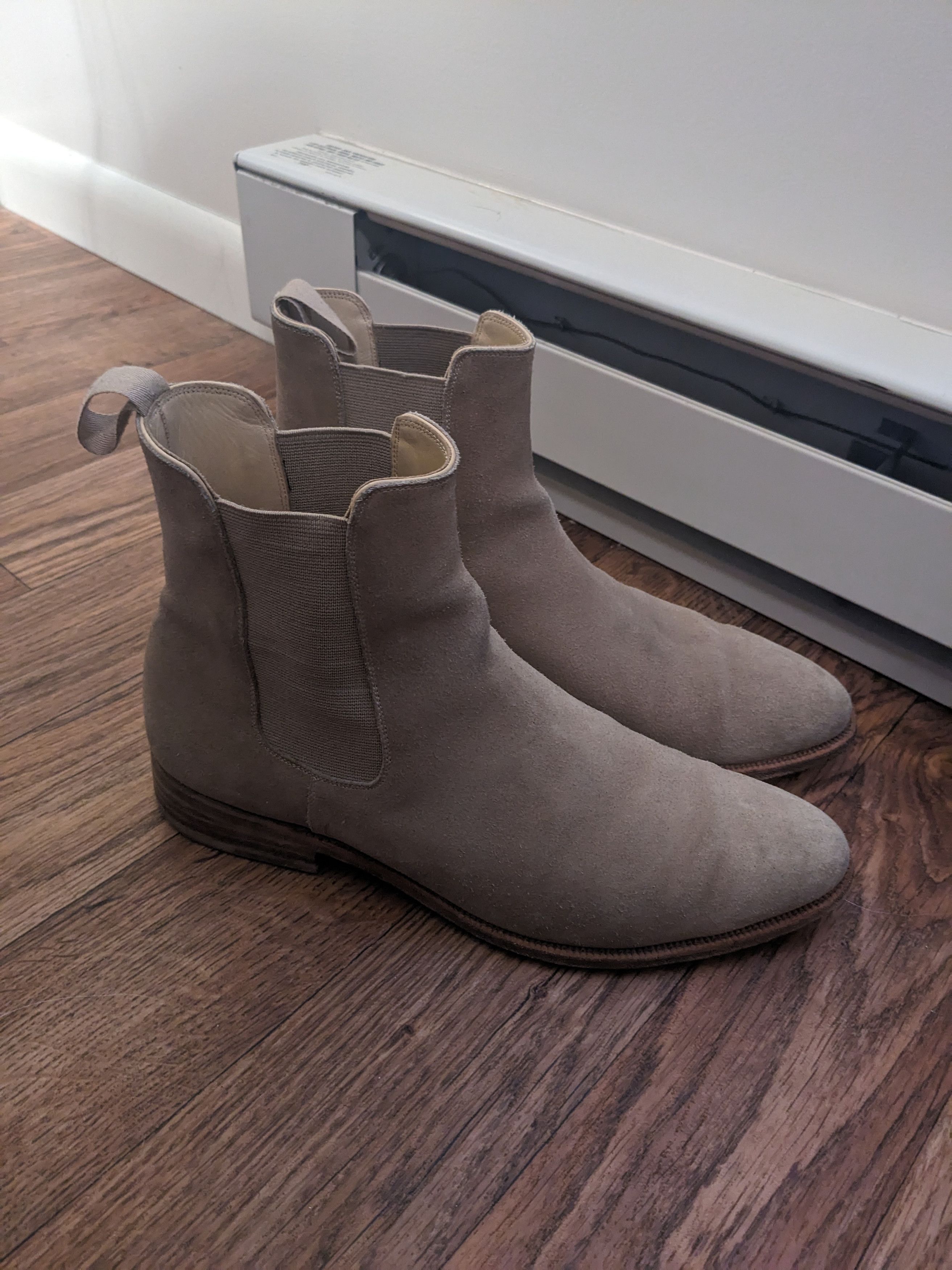 image of Story Et Fall Tan Chelsea Shoes, Men's (Size 10)