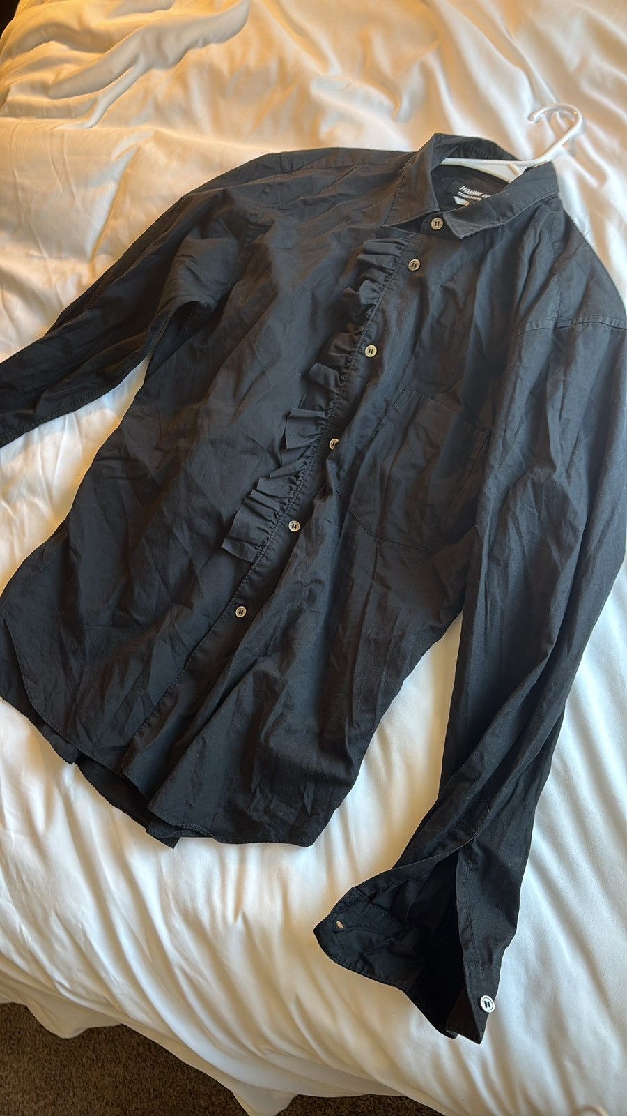 Comme des Garcons Homme Deux Commes des Garcons Homme Deux button up frizzle polo mens m Size US M / EU 48-50 / 2 - 3 Thumbnail