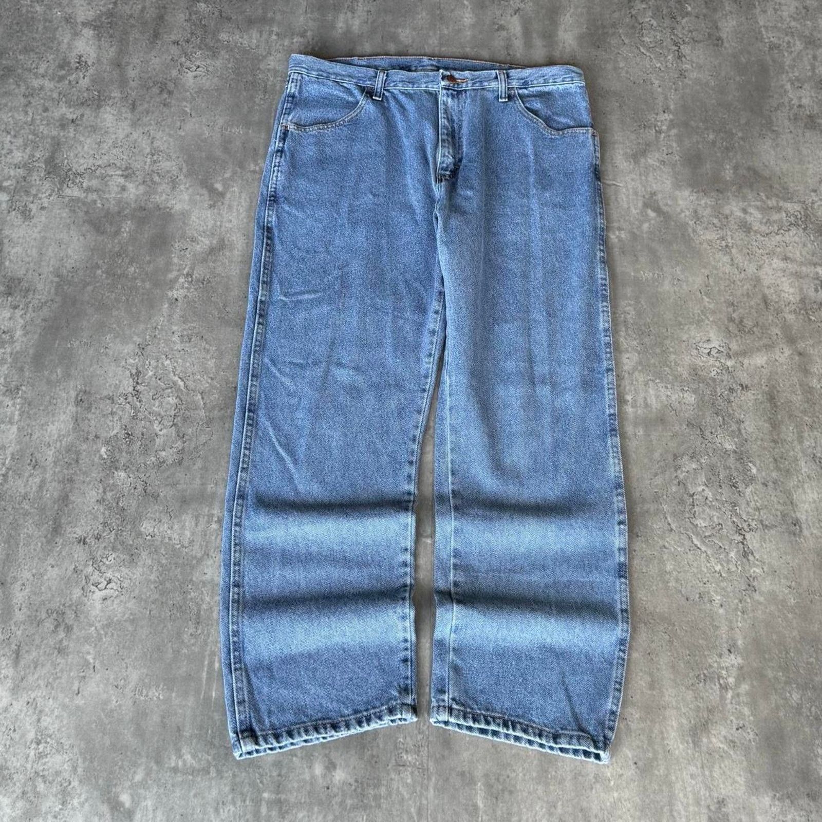 Japanese Brand × Rustler × Vintage Vintage Y2K Levi’s Style Essential Relaxed Fit Denim Jeans Size US 37 - 2 Thumbnail