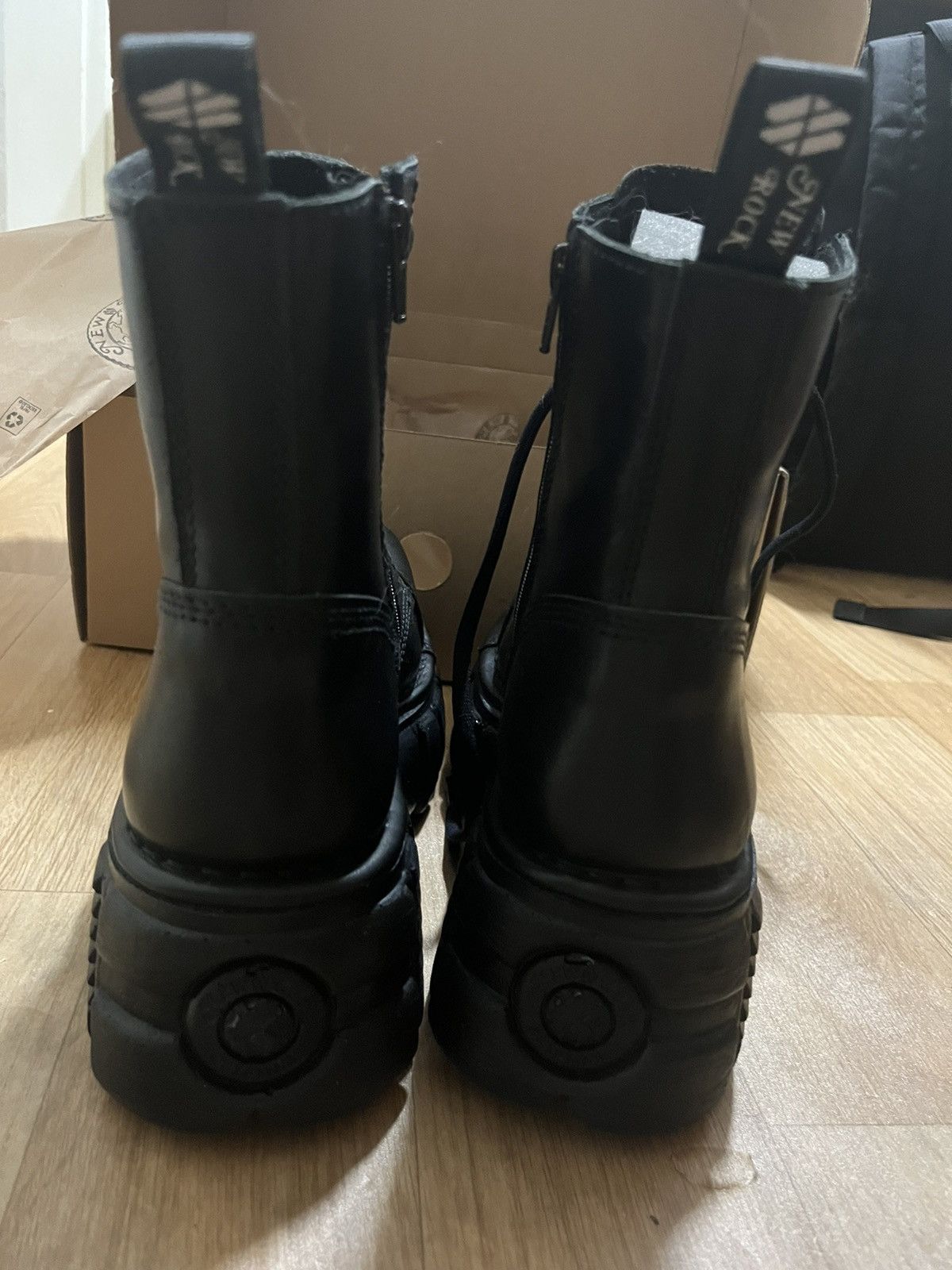 New Rock NEW ROCK ANKLE BOOT BLACK TOWER Size US 10 / IT 40 - 3 Thumbnail
