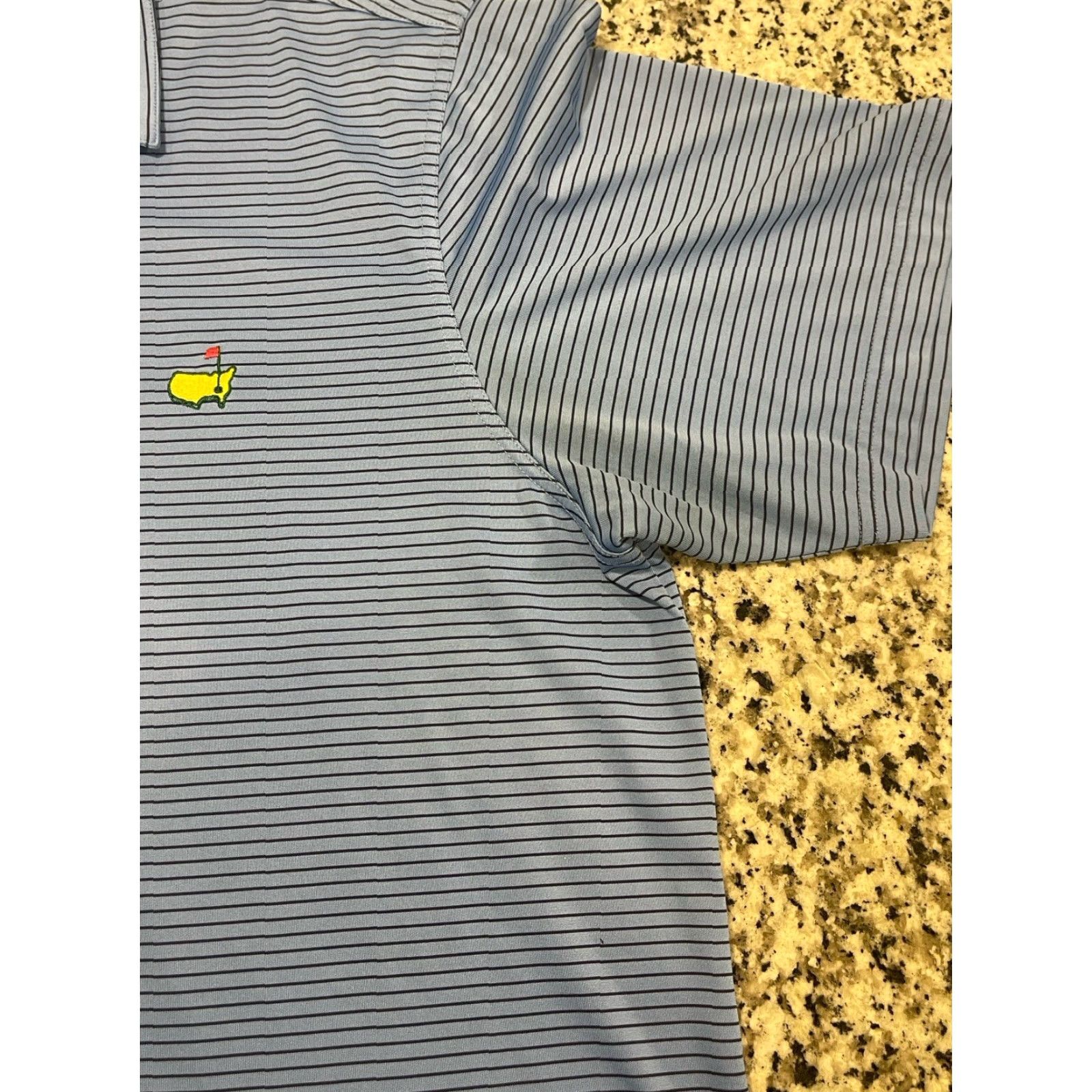 Vintage Masters Performance Polo Mens XL Blue Striped Golf Outdoor Athleisure Casual Shirt Size US XL / EU 56 / 4 - 6 Thumbnail