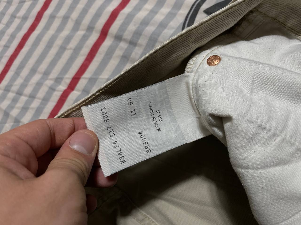 Levi's × Vintage Levis 517 Vintage Mens Denim Pants Y2K Jeans Size US 34 / EU 50 - 4 Thumbnail
