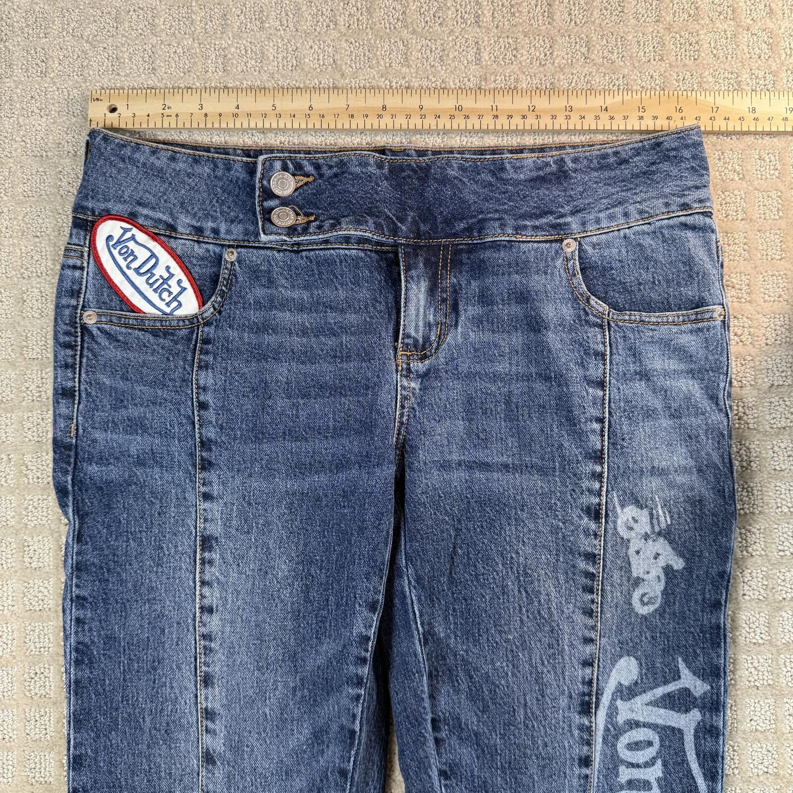 Von Dutch Von Dutch Y2K Flared Bootcut Jeans Womens 28 Size 28" / US 6 / IT 42 - 5 Thumbnail