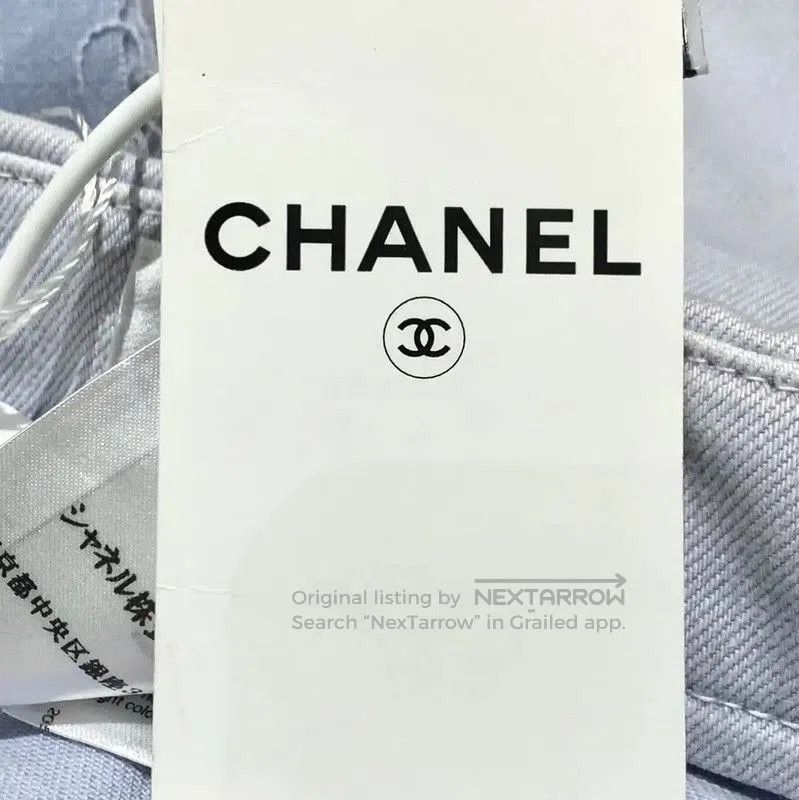 Chanel Chanel Light Blue Women's Denim Pants . Size 23" - 8 Thumbnail