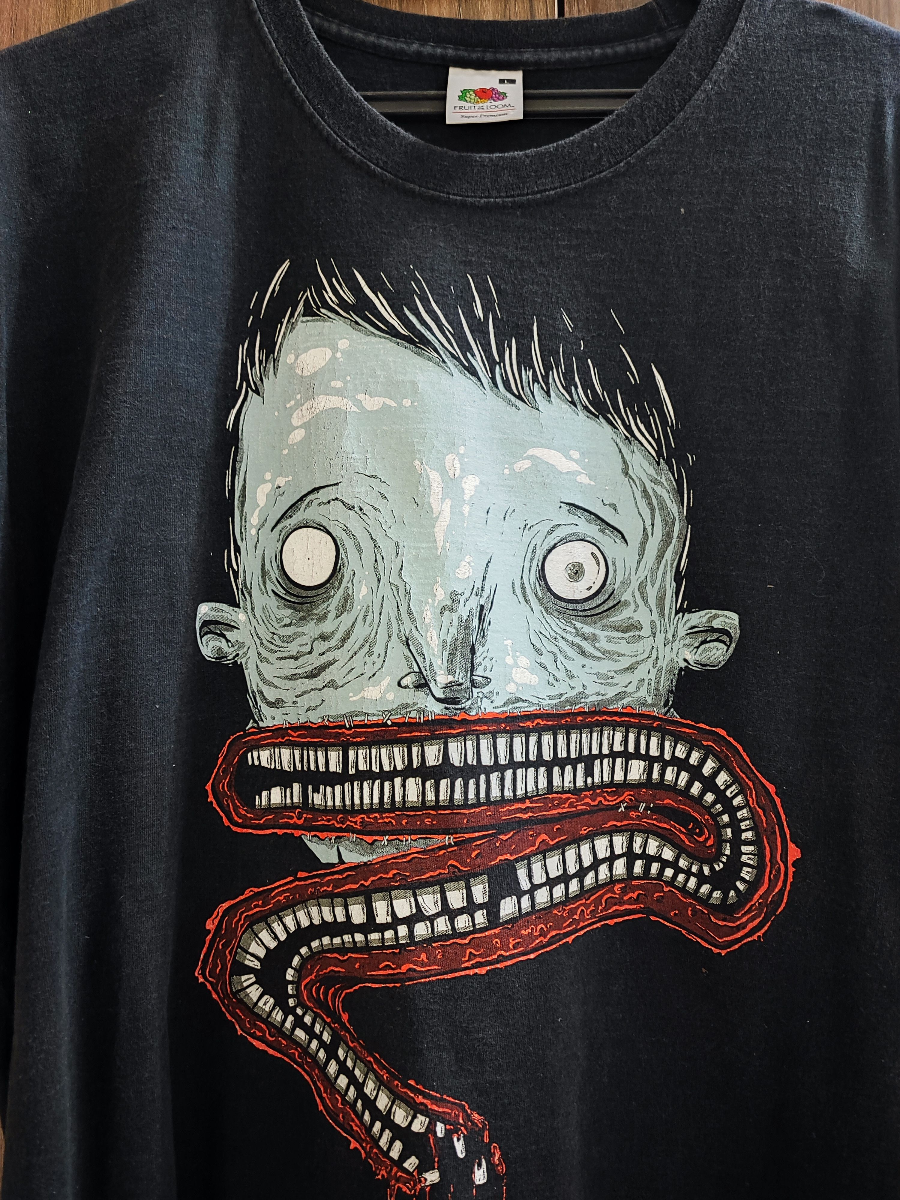 Anime × Vintage Vintage Y2K Horror Ghost T-shirt Size US L / EU 52-54 / 3 - 2 Thumbnail