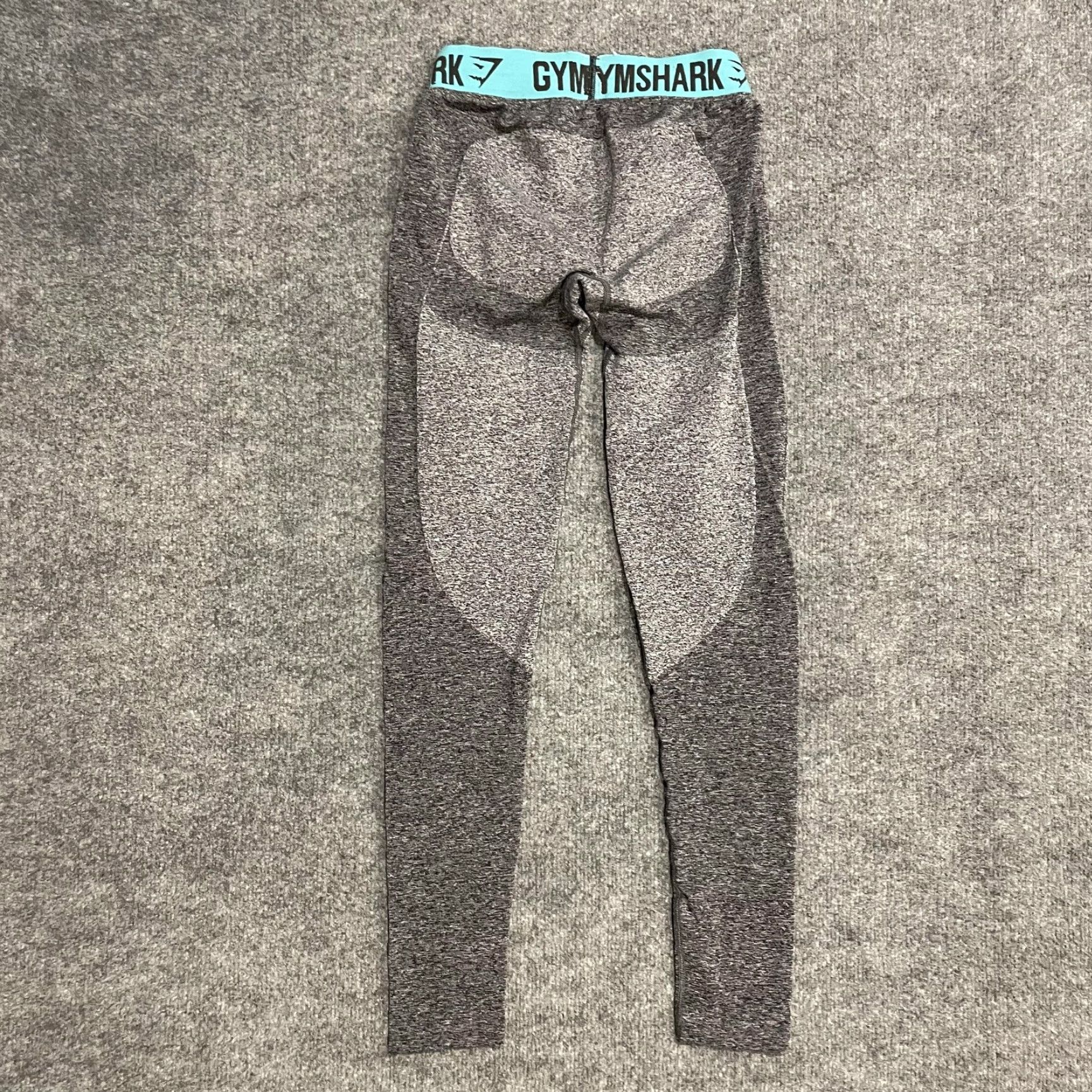Gymshark GYMSHARK Dry Compression Leggings Womens S Gray Flecked Base Layer Pants Size 28" / US 6 / IT 42 - 2 Thumbnail