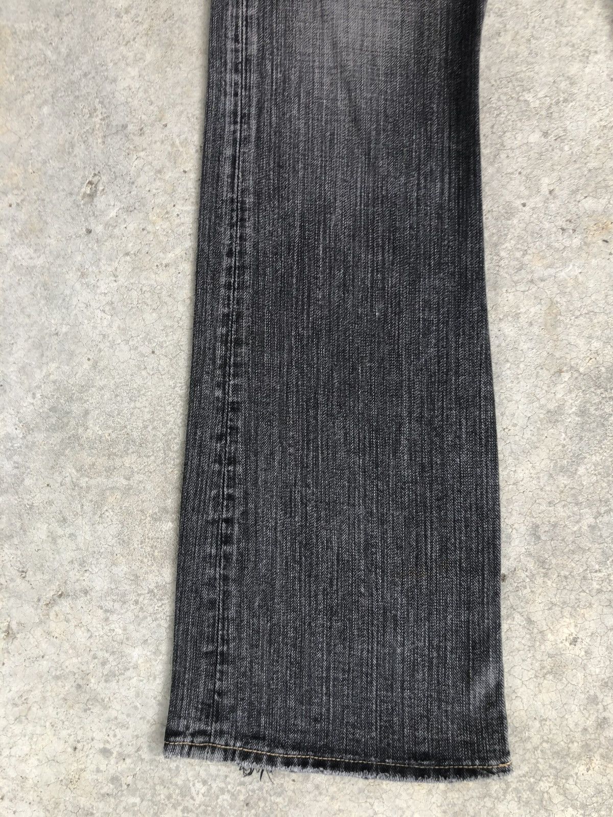 If Six Was Nine Japanese Johnbull Flared Jeans Distressed Denim Size US 32 / EU 48 - 6 Thumbnail