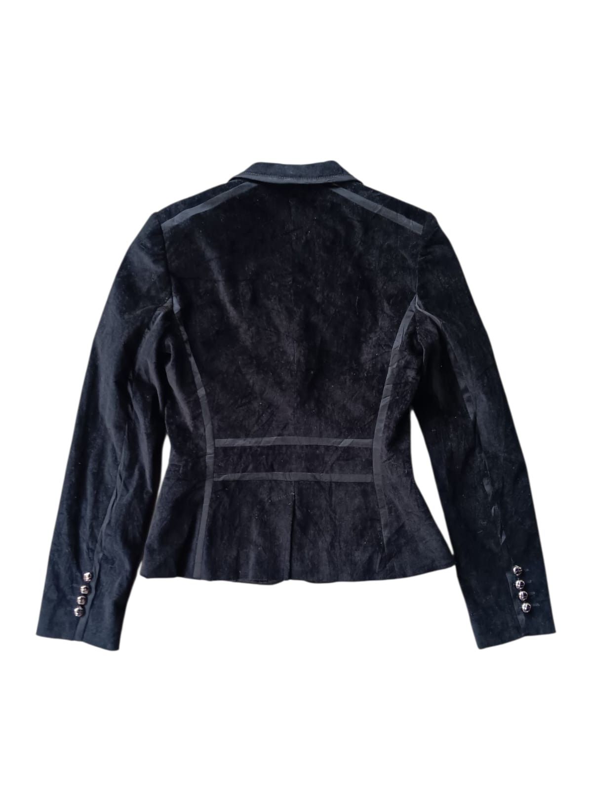Dolce & Gabbana Dolce & Gabbana velvet black leopard blazer jacket Size S / US 4 / IT 40 - 9 Thumbnail