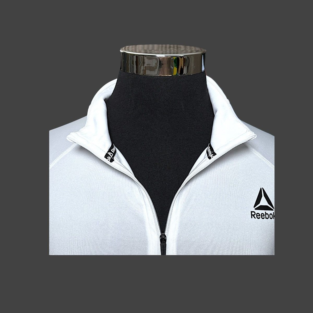 Reebok Reebok Men’s White Trail Long Sleeve Active Sweatshirt Sz L Size US L / EU 52-54 / 3 - 10 Thumbnail