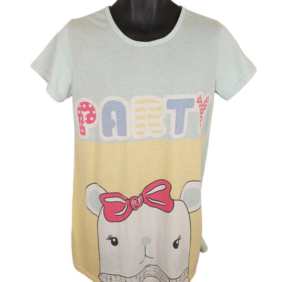 Other Cute Animal Kawaii T Shirt Womens Size Medium Blue Yellow Size M / US 6-8 / IT 42-44 - 1 Thumbnail