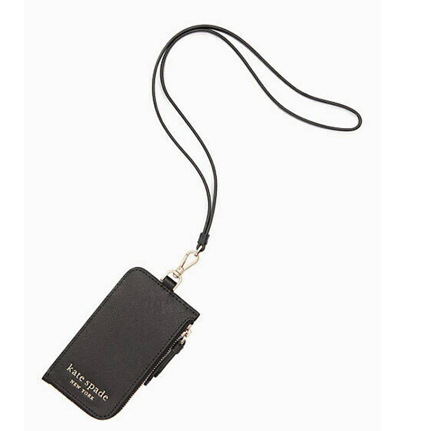 Kate Spade Kate Spade ID Card Case Cameron Lanyard Black Holder Wallet Size ONE SIZE - 1 Thumbnail