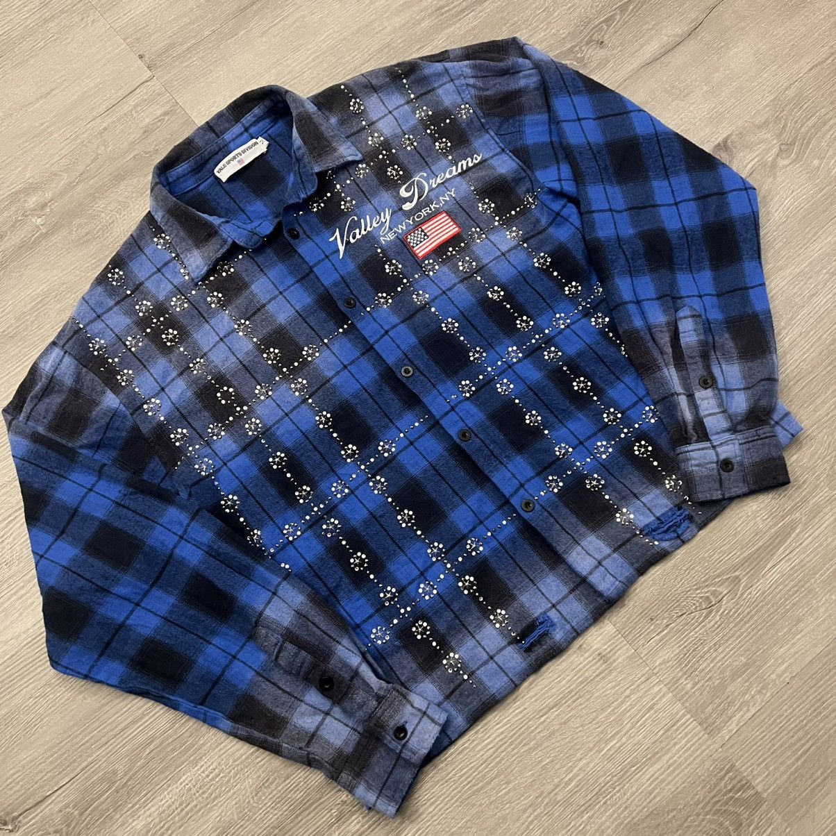 Vale Forever Valley Dreams Rhinestone Flannel