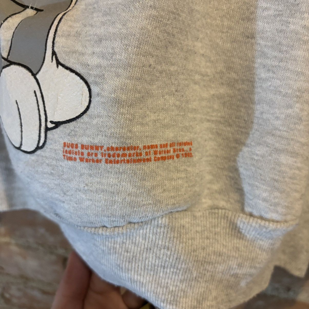 Vintage × Warner Bros $80 Vintage 1992 Looney Tunes Bugs Bunny Crewneck Sweatshirt Size US XL / EU 56 / 4 - 3 Thumbnail