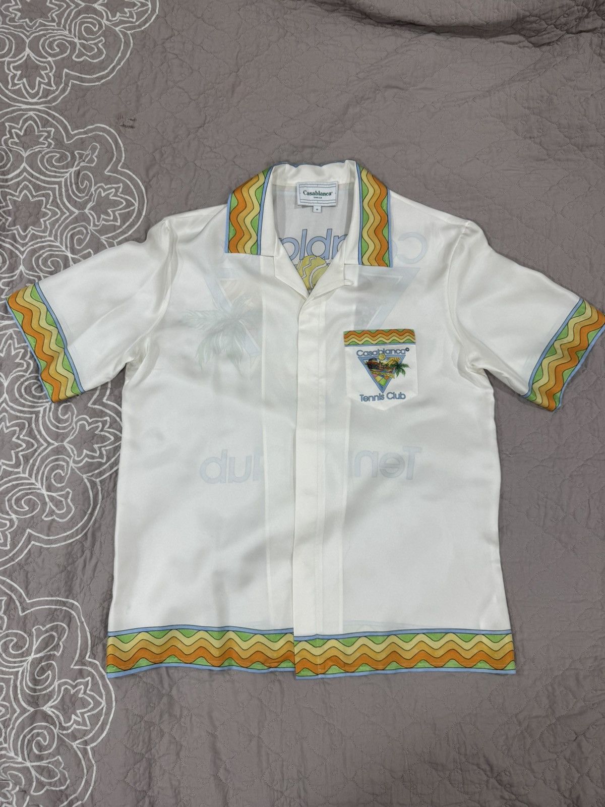 Casablanca Afro Cubism Silk Shirt