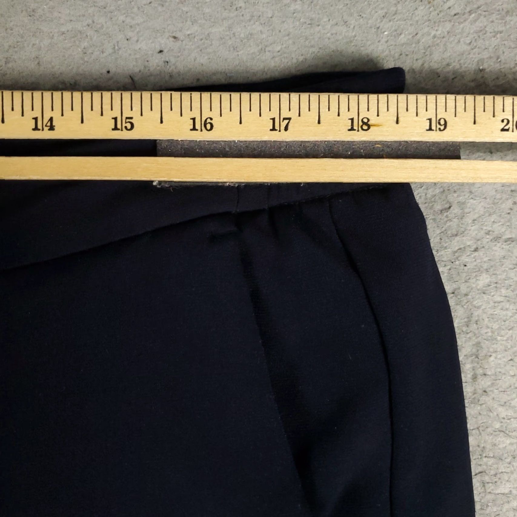 BUGATCHI BUGATCHI Pants Mens 35x29 Navy Blue Stretch Slash Pocket Tapered Chino Jogger Size US 35 - 3 Thumbnail