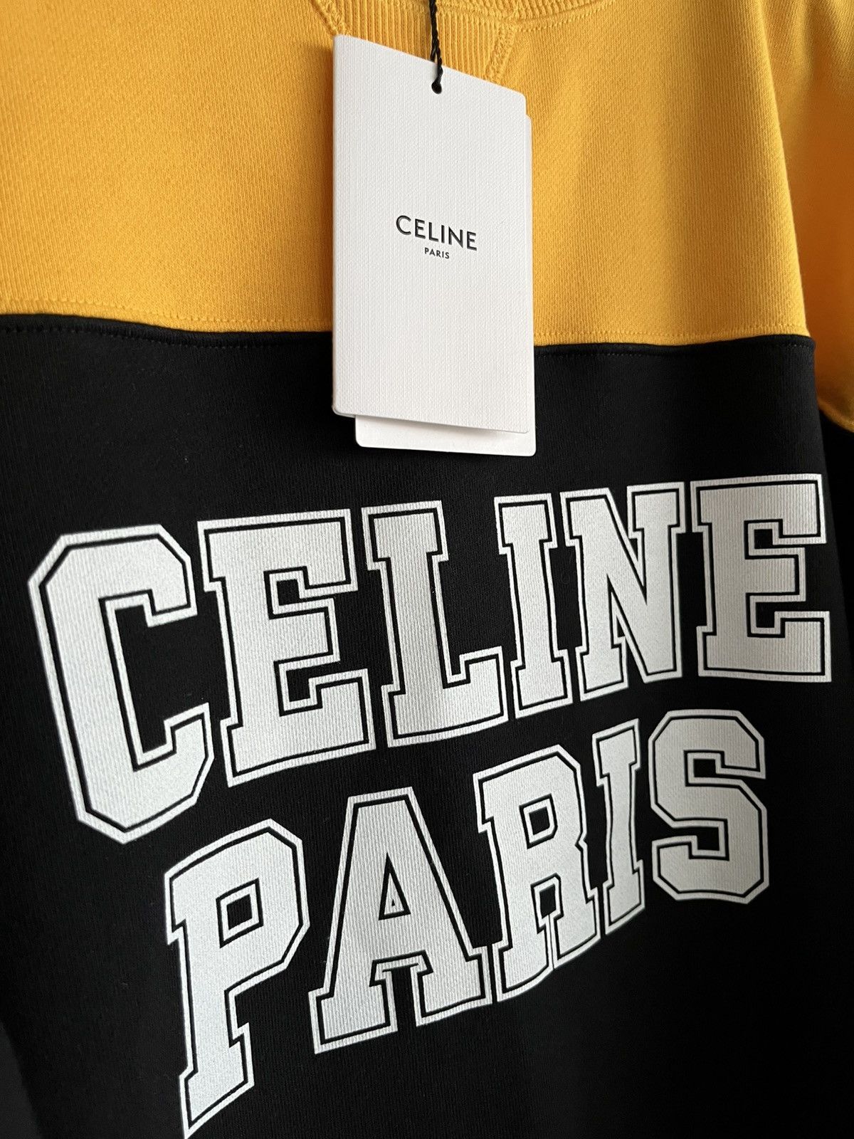 Celine × Hedi Slimane Super Runway Celine By Hedi Logo Sweatshirt Brand New Size US XL / EU 56 / 4 - 24 Thumbnail