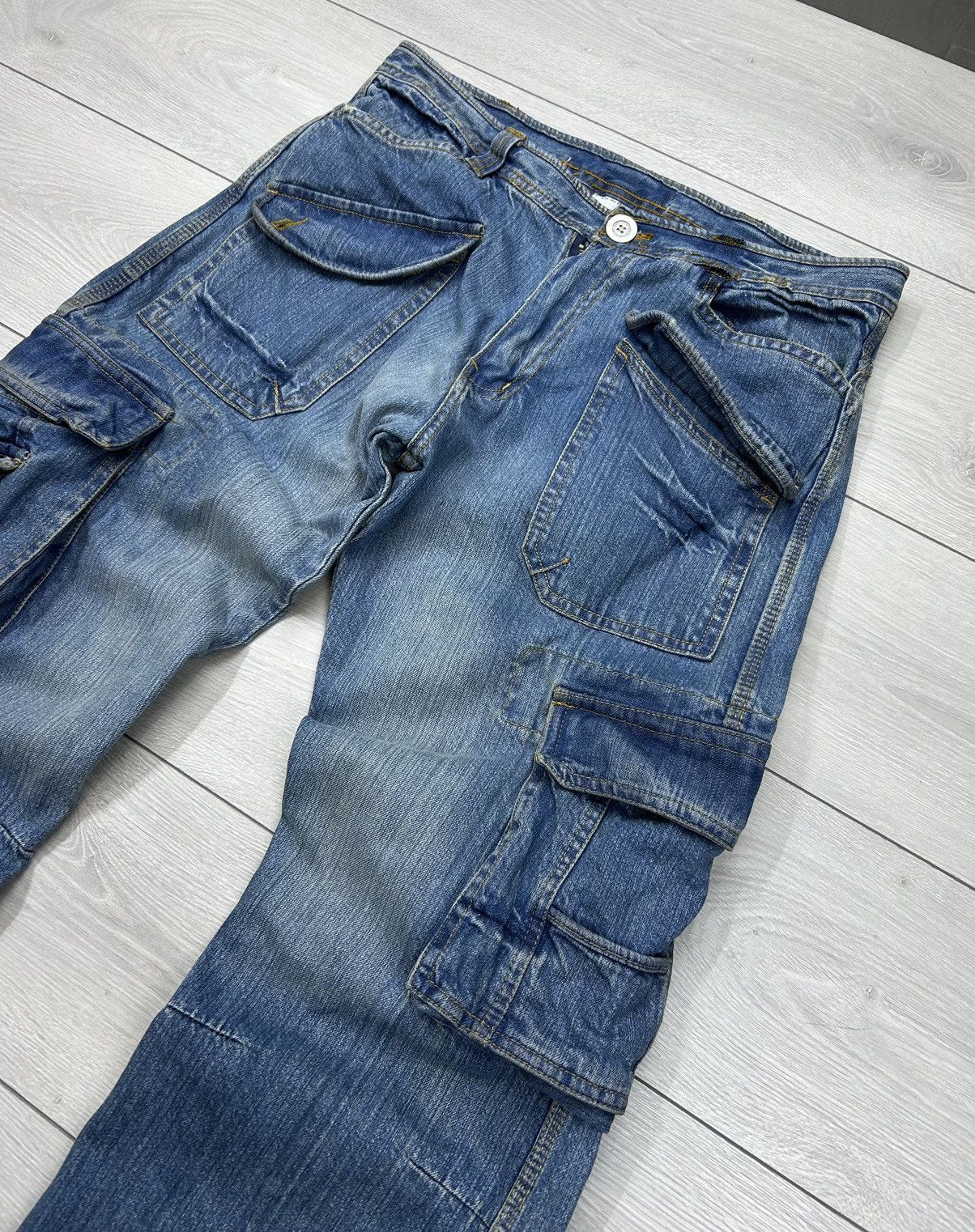 Vintage Vintage CargoOpium y2k denim jeans size 34 Size US 33 - 5 Thumbnail