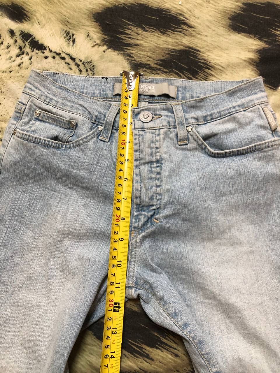 Versace Jeans Couture Luxury Versace Jeans Couture Straight Denim Jeans Size 26 Size 26" / US 2 / IT 38 - 14 Thumbnail