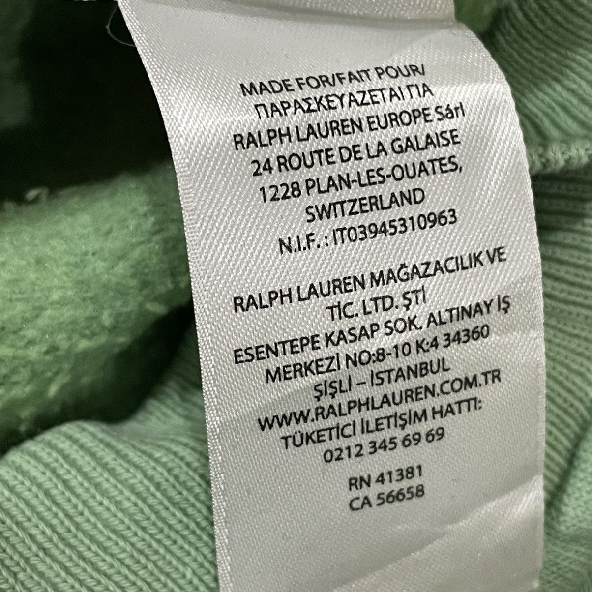 Polo Ralph Lauren Polo Ralph Lauren Sage Green Hoodie Big Pony Embroidered Size US L / EU 52-54 / 3 - 13 Thumbnail