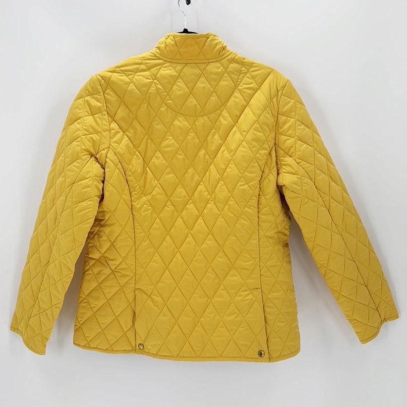 Lands' End Lands’ End yellow quilted chore jacket barn jacket size MP Size M / US 6-8 / IT 42-44 - 2 Thumbnail